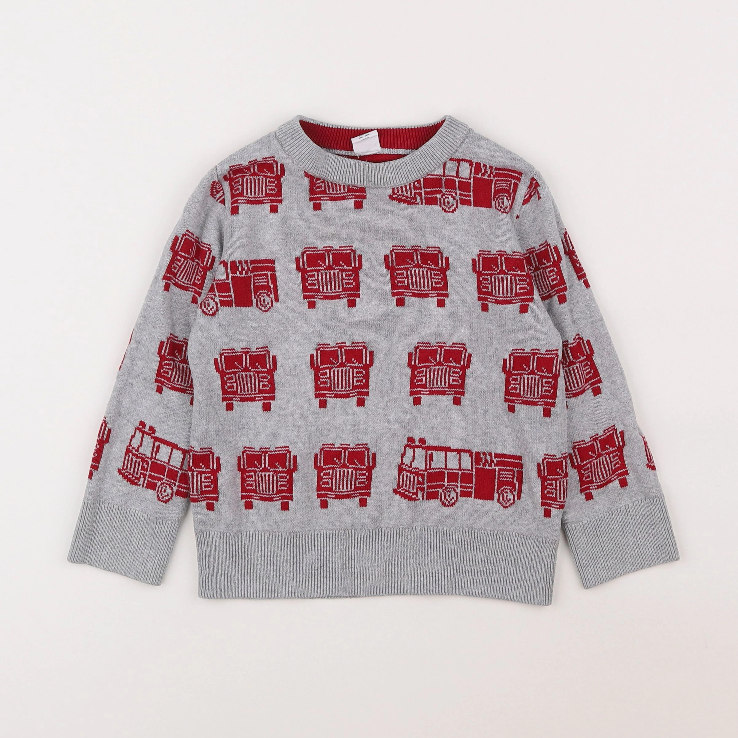 GAP - pull gris - 4 ans