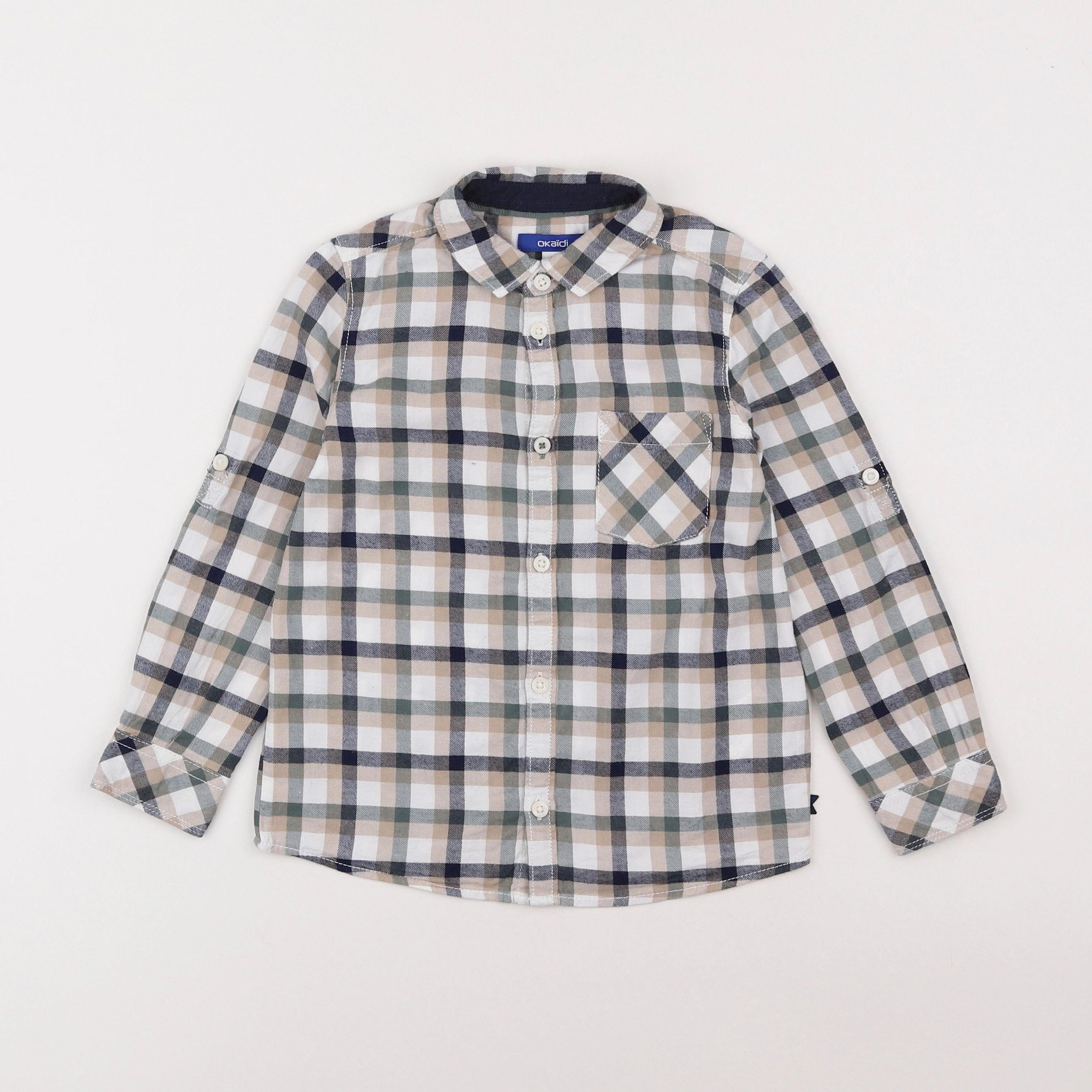 Okaidi - chemise multicolore - 4 ans