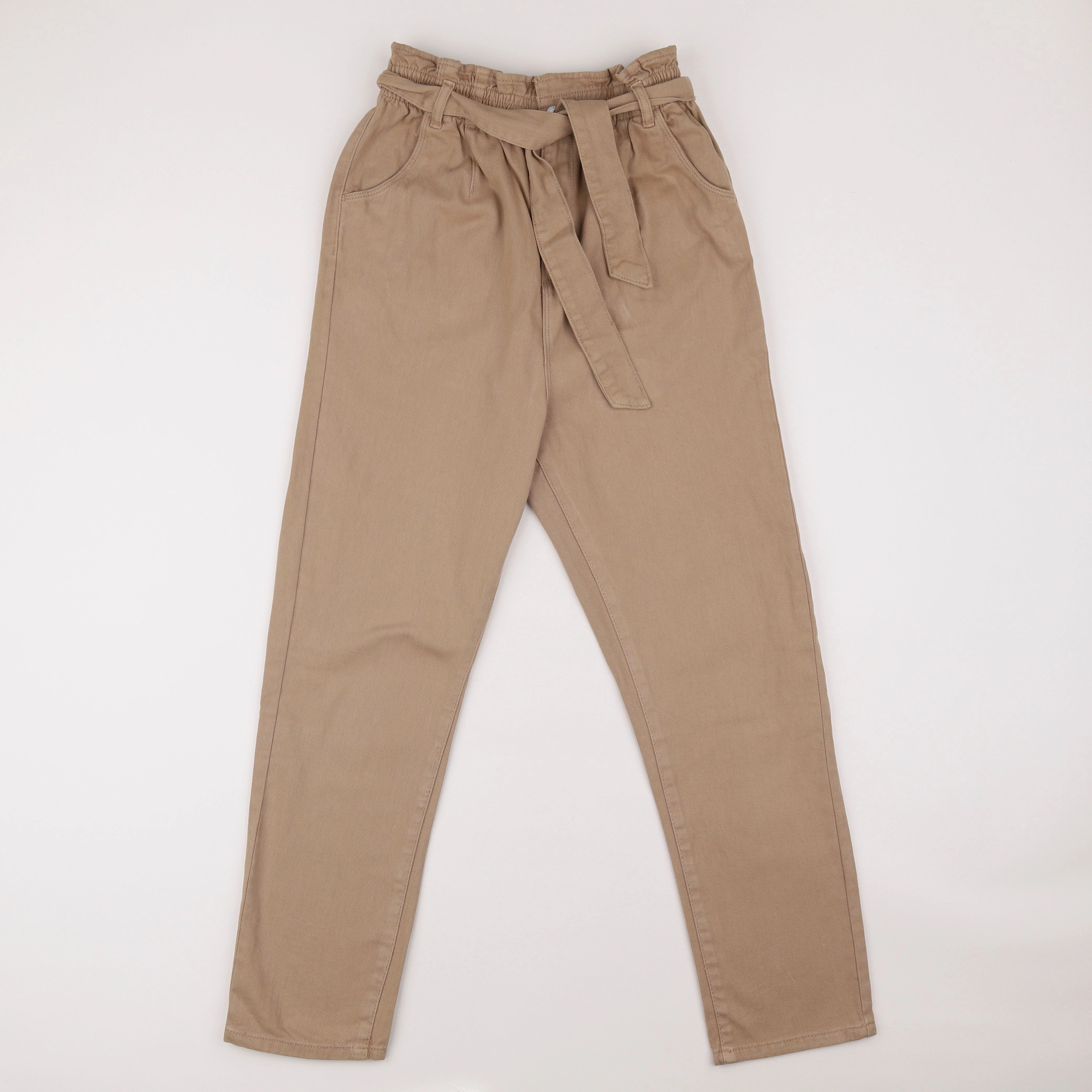 Vertbaudet - pantalon beige - 14 ans