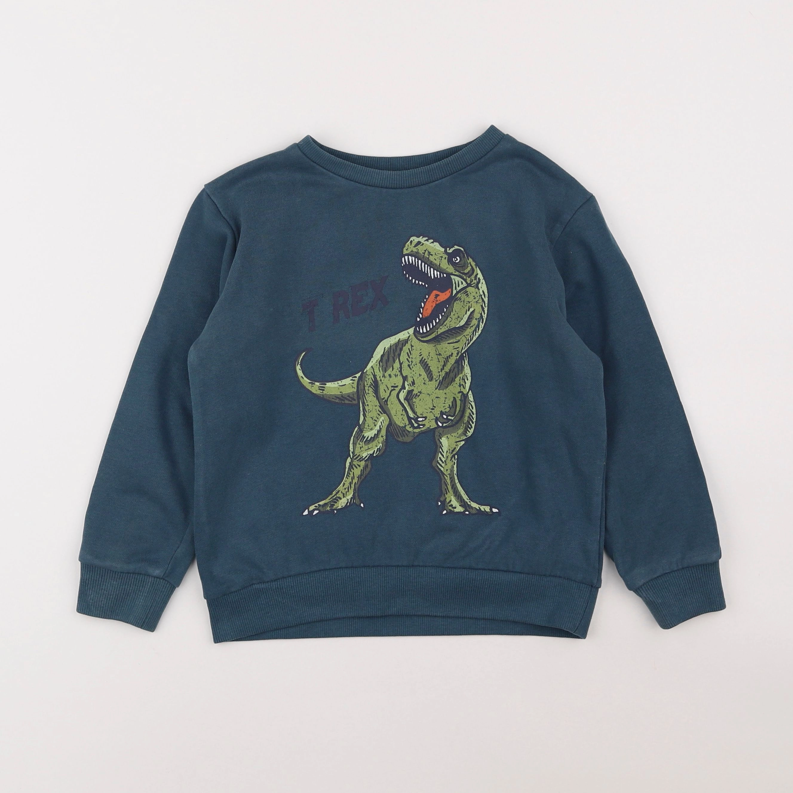 Vertbaudet - sweat bleu - 6 ans