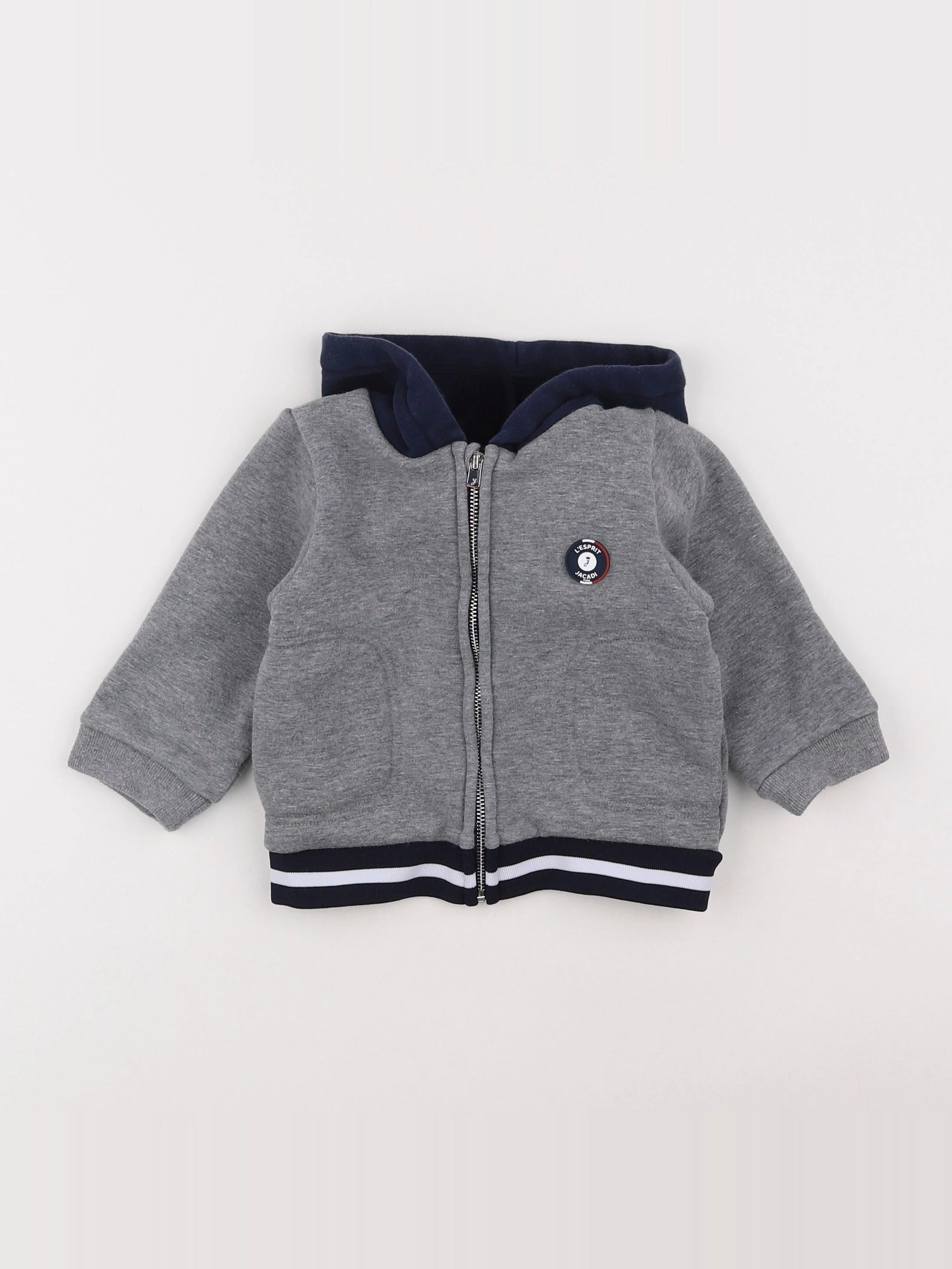 Jacadi - sweat gris - 18 mois