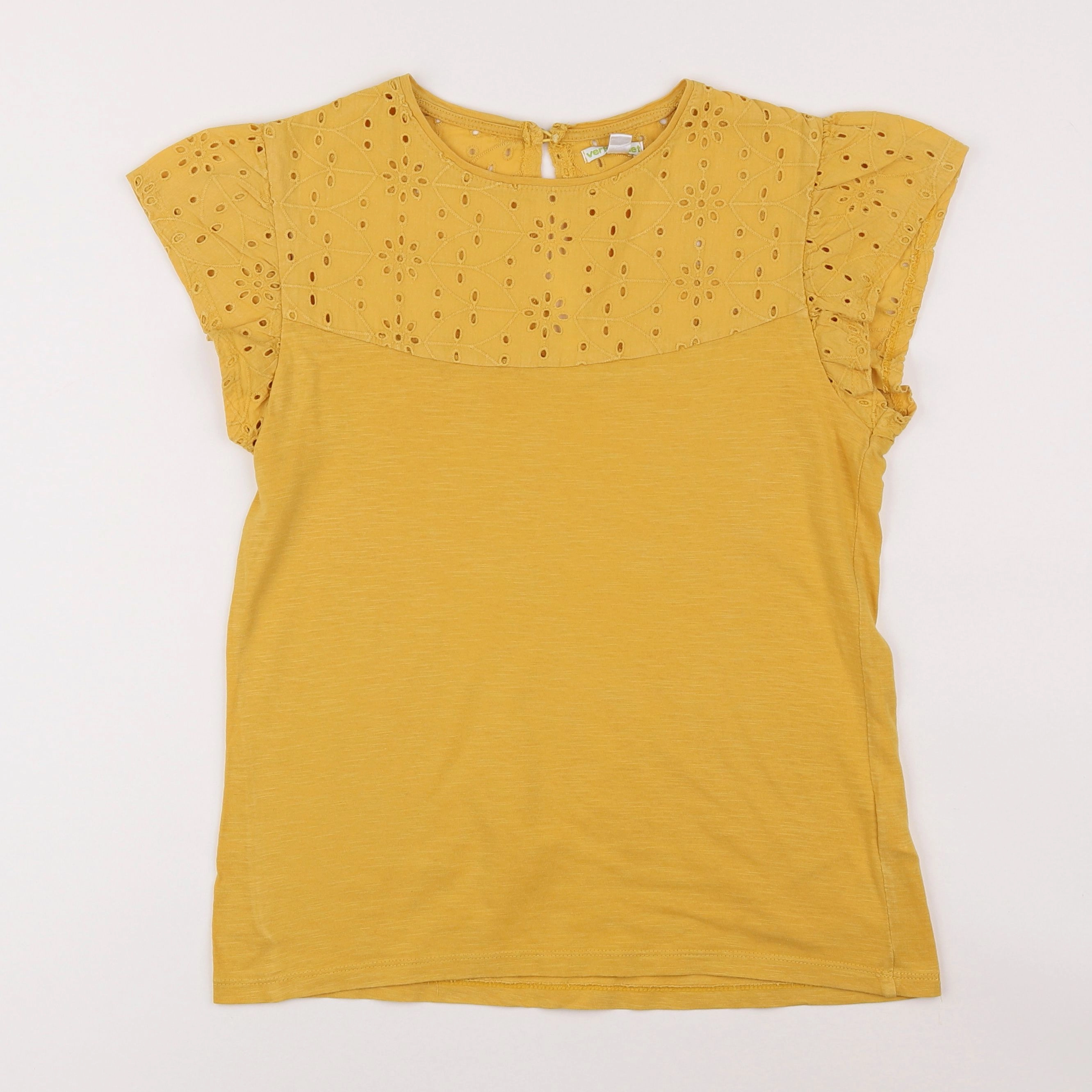 Vertbaudet - tee-shirt jaune - 14 ans