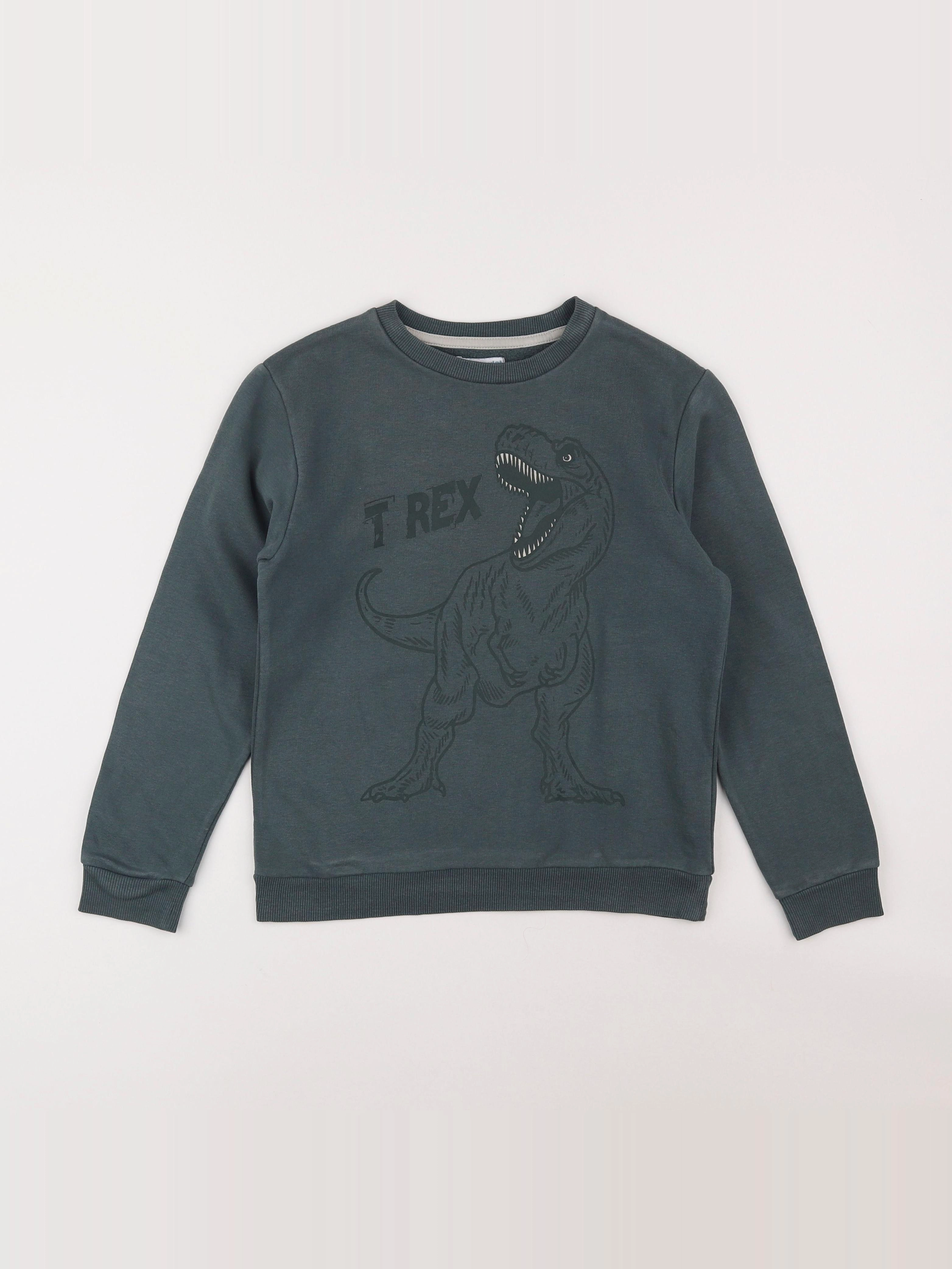 Vertbaudet - sweat vert - 10 ans