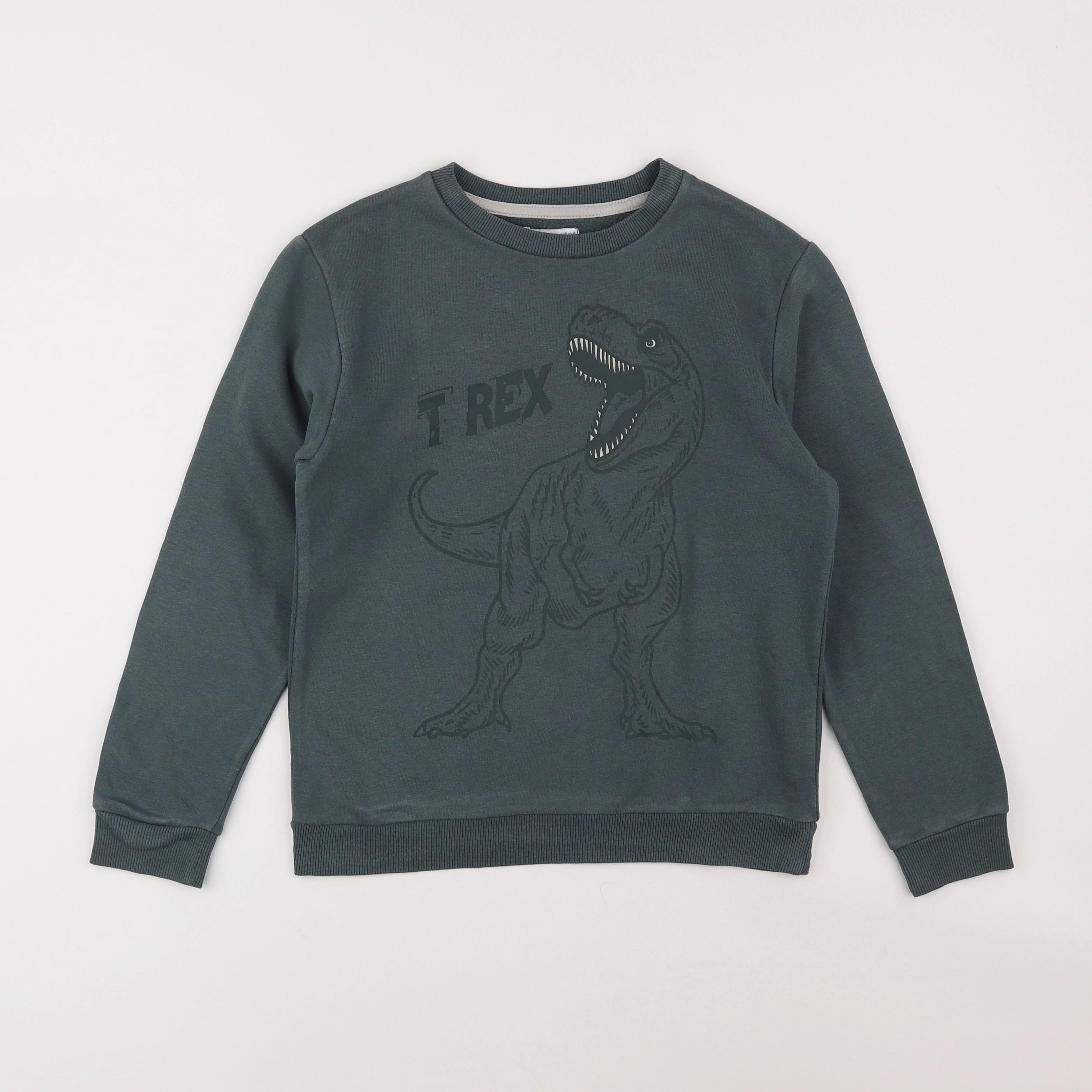 Vertbaudet - sweat vert - 10 ans