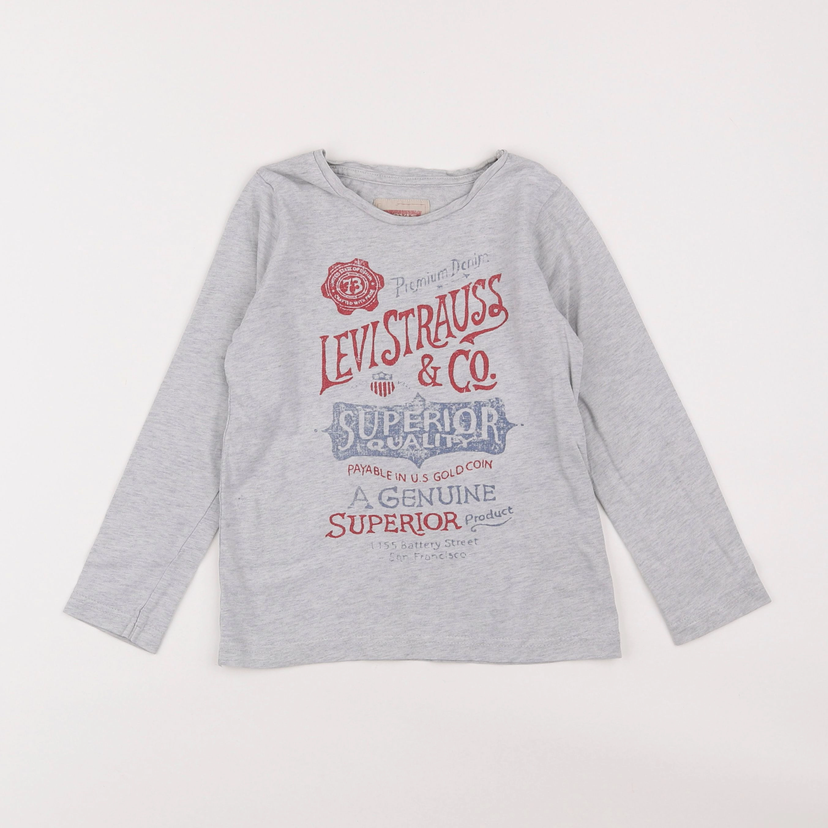 Levi's - tee-shirt gris - 6 ans