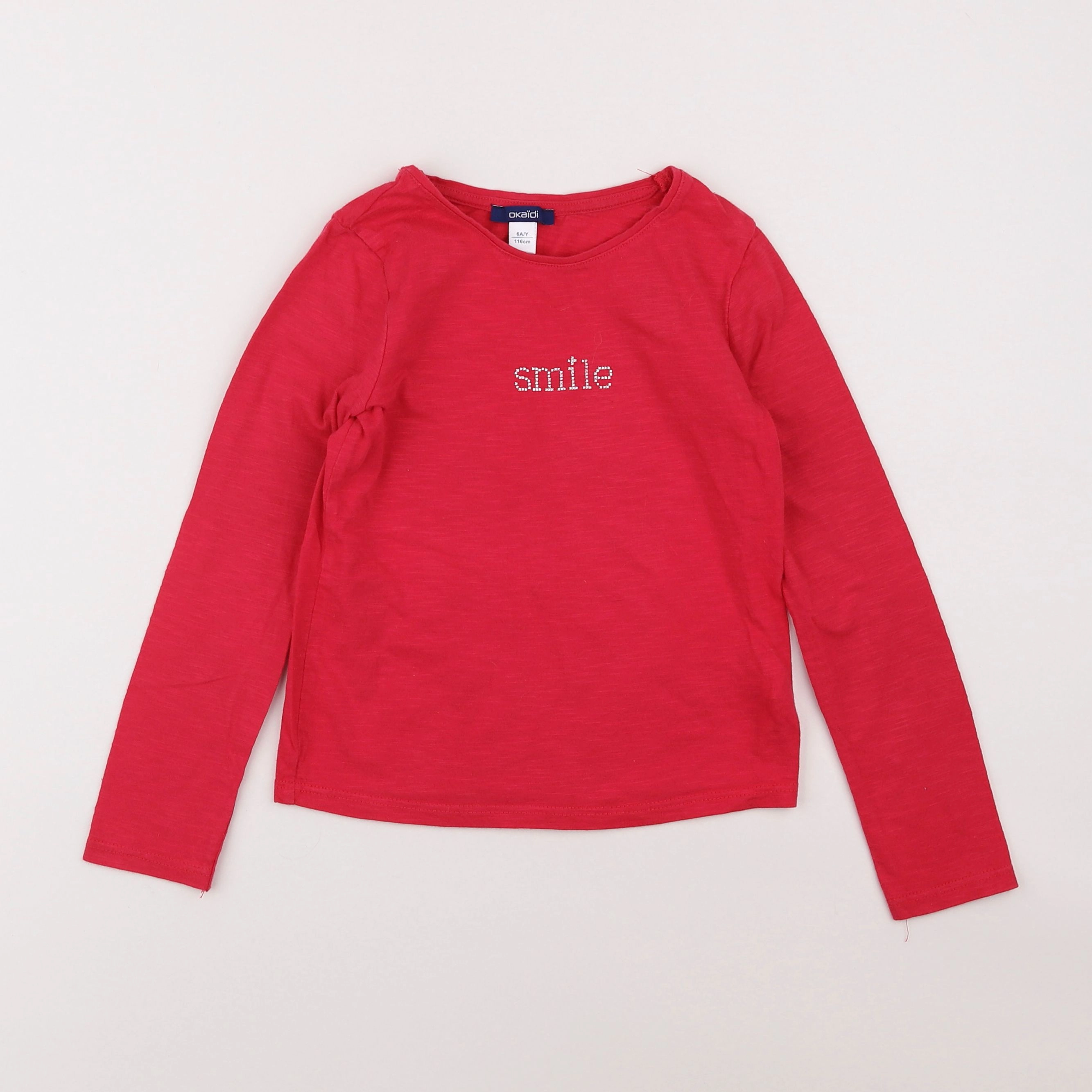 Okaidi - tee-shirt rose - 6 ans