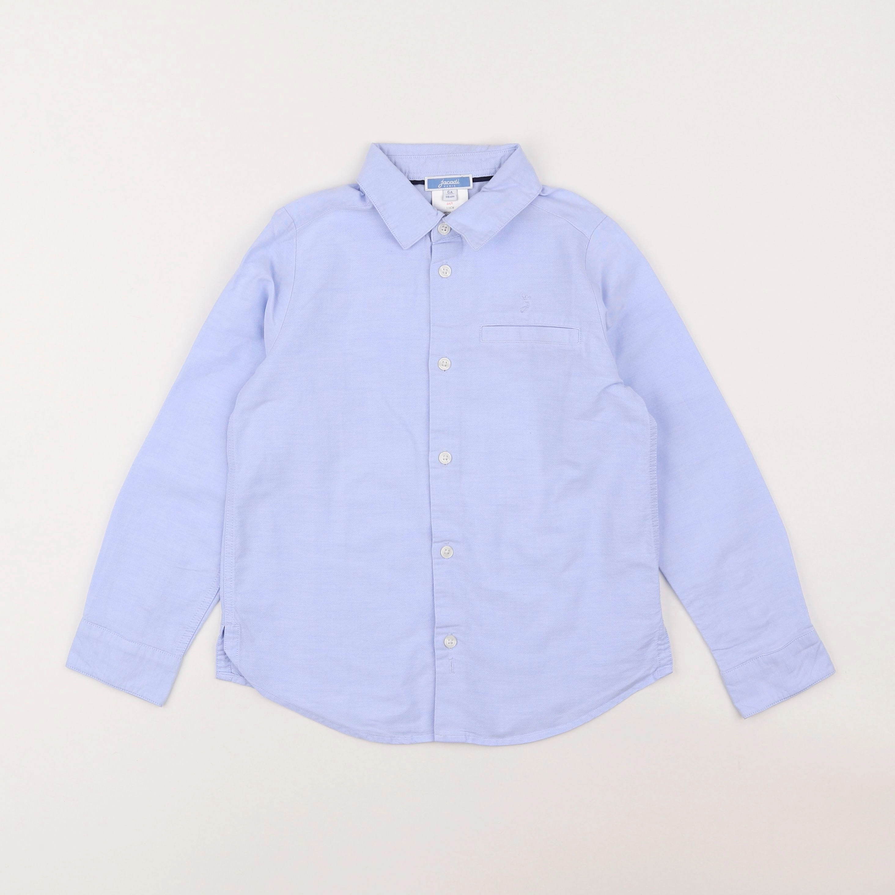 Jacadi - chemise bleu - 6 ans