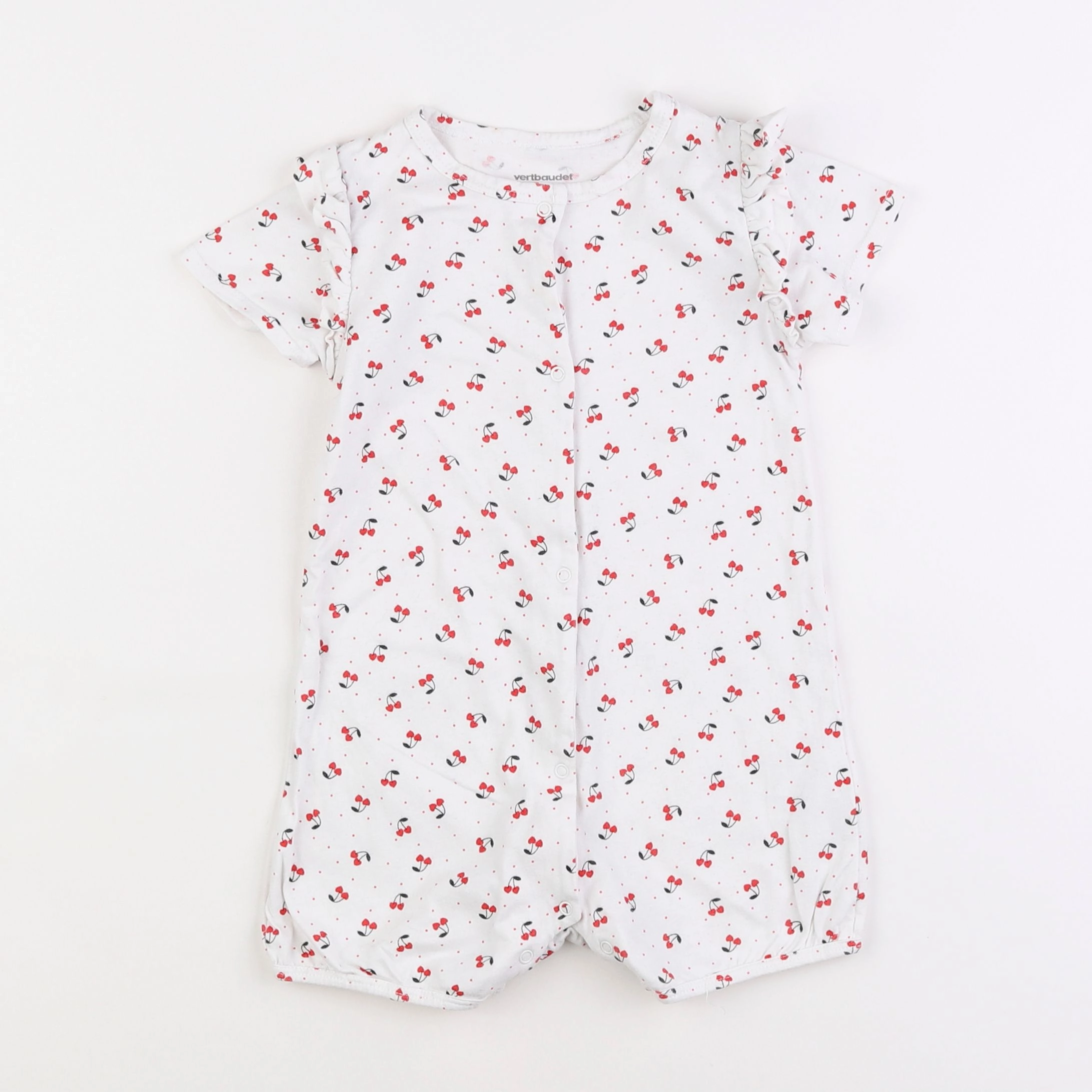 Vertbaudet - pyjama coton blanc - 2 ans