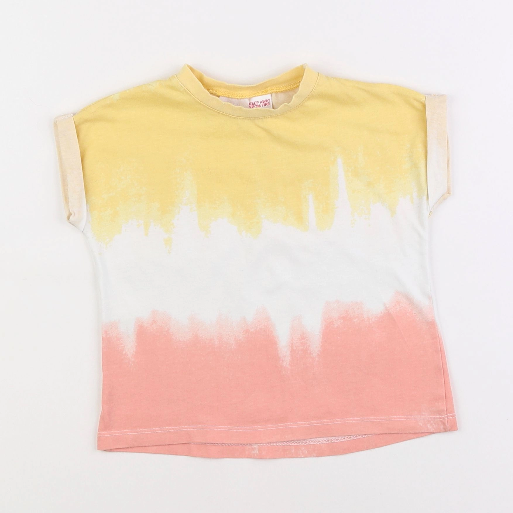 Zara - tee-shirt multicolore - 12/18 mois