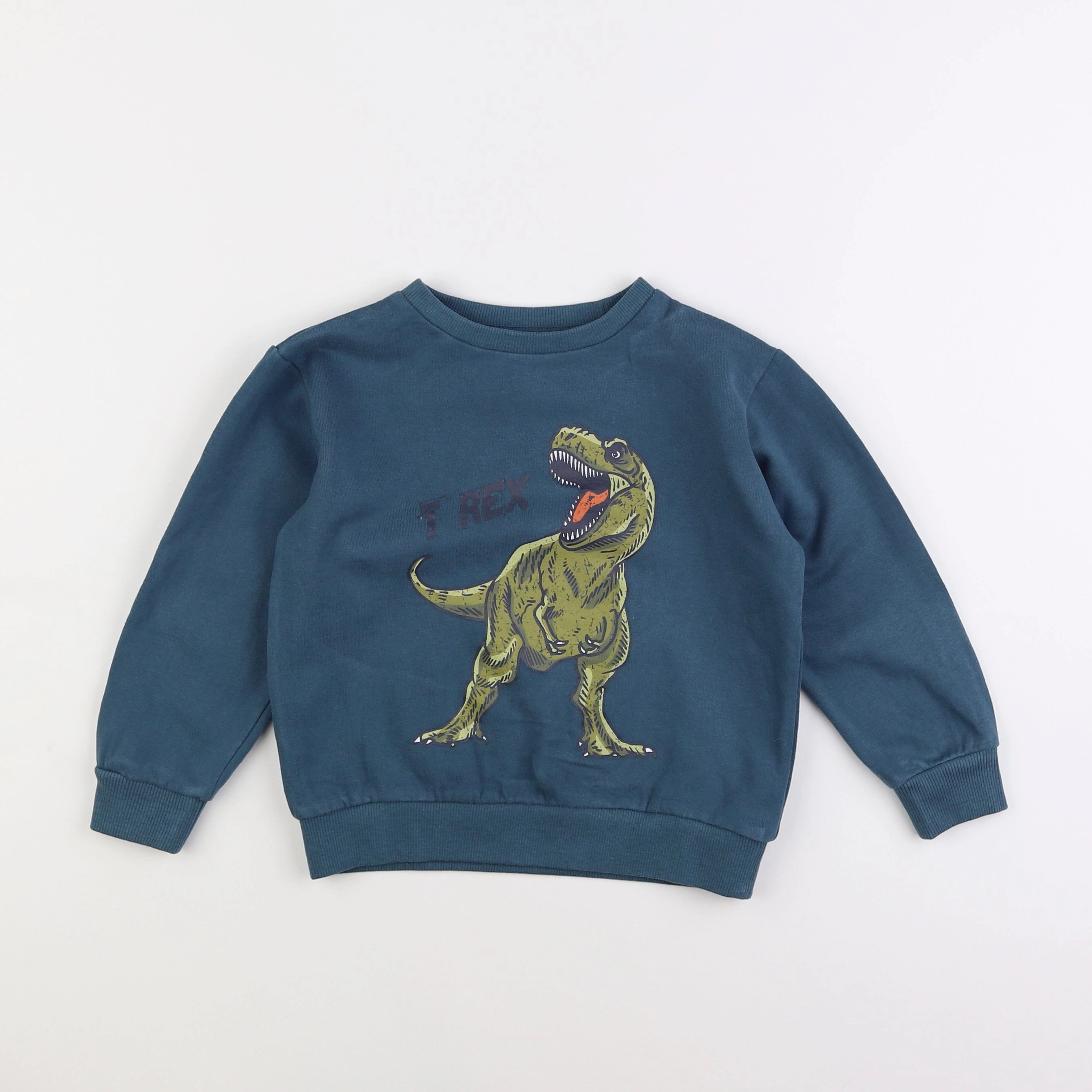 Vertbaudet - sweat bleu - 6 ans