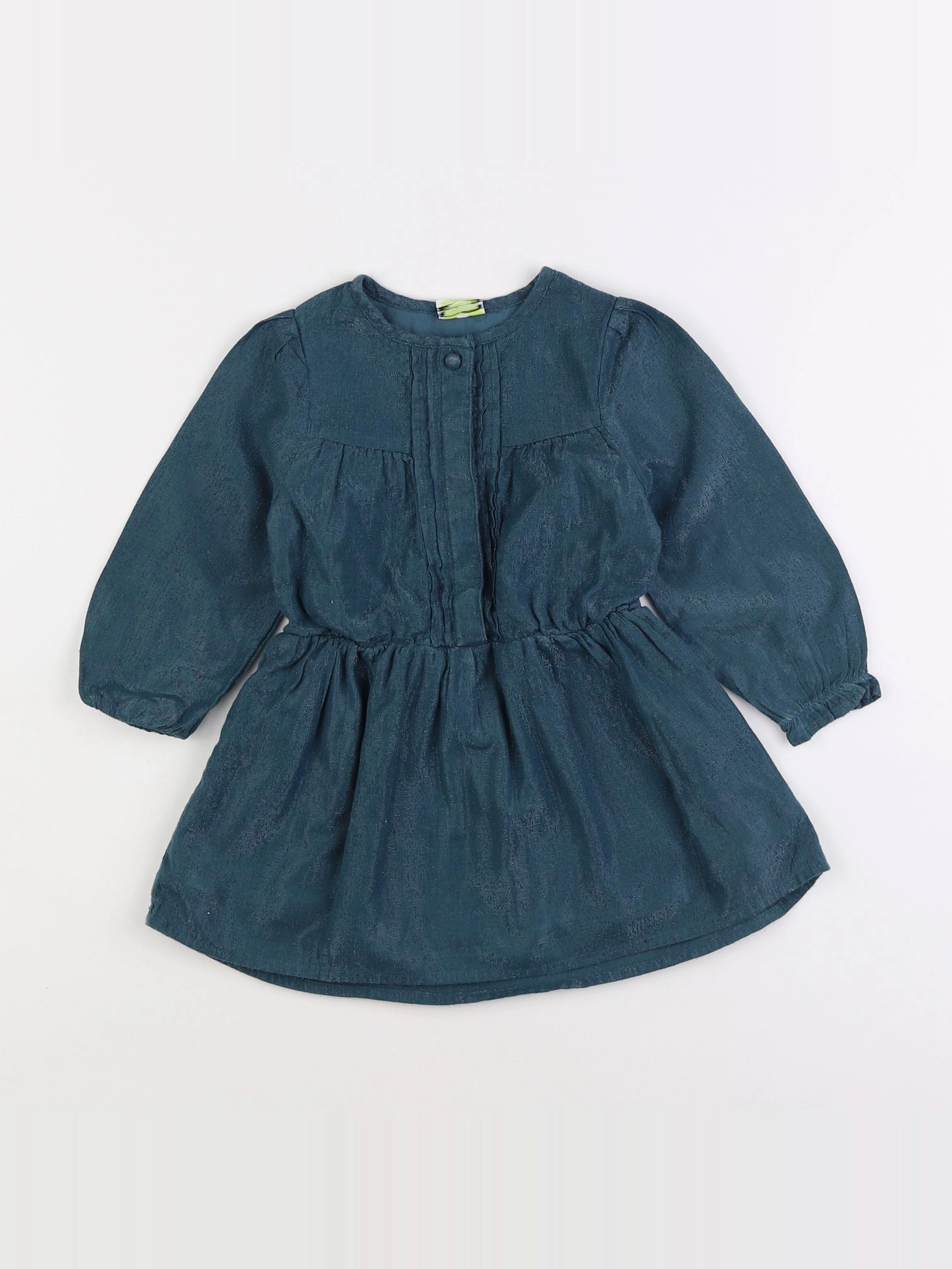 Tape à l'oeil - robe bleu - 2 ans