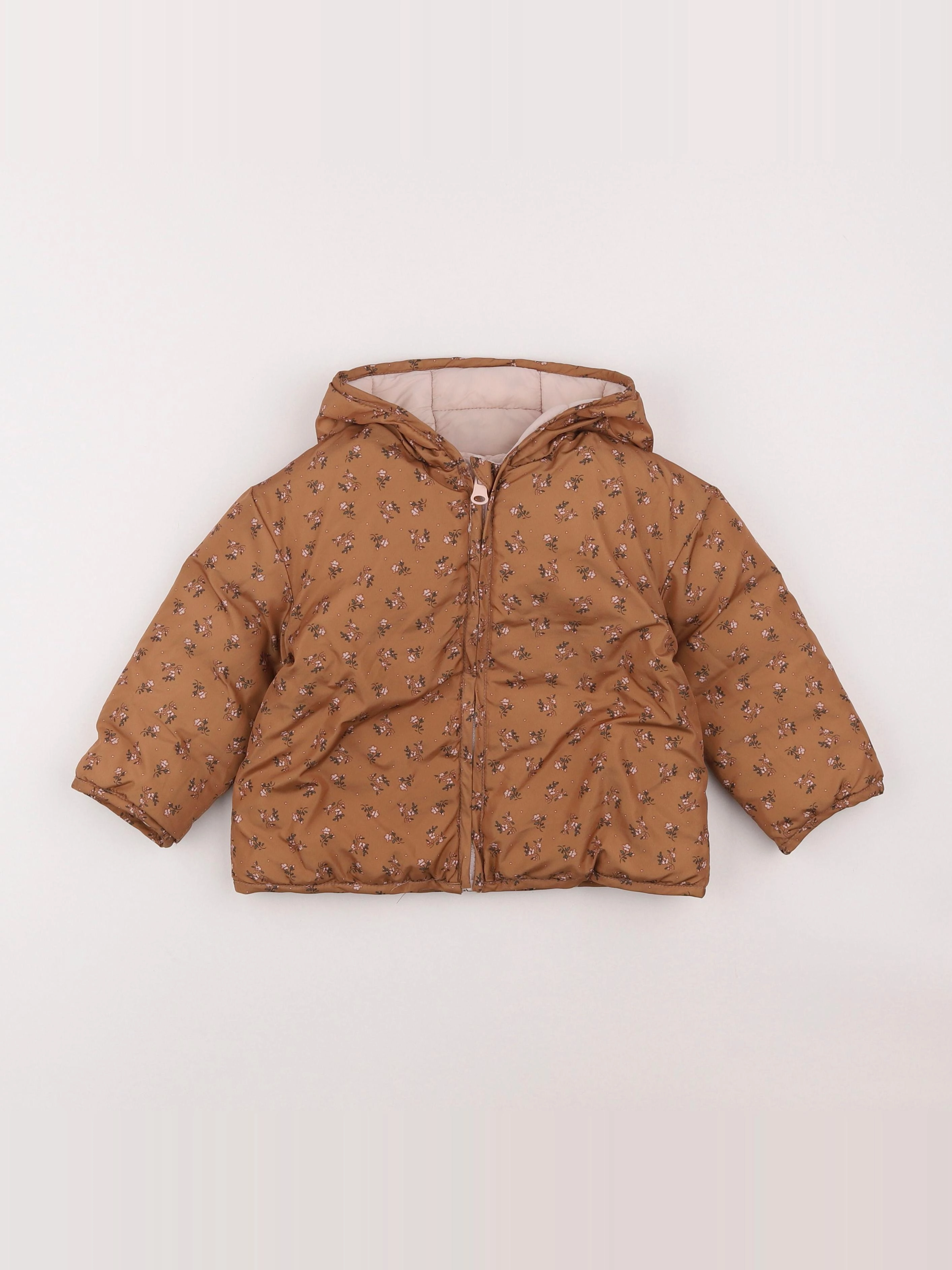 Vertbaudet - doudoune marron - 2 ans