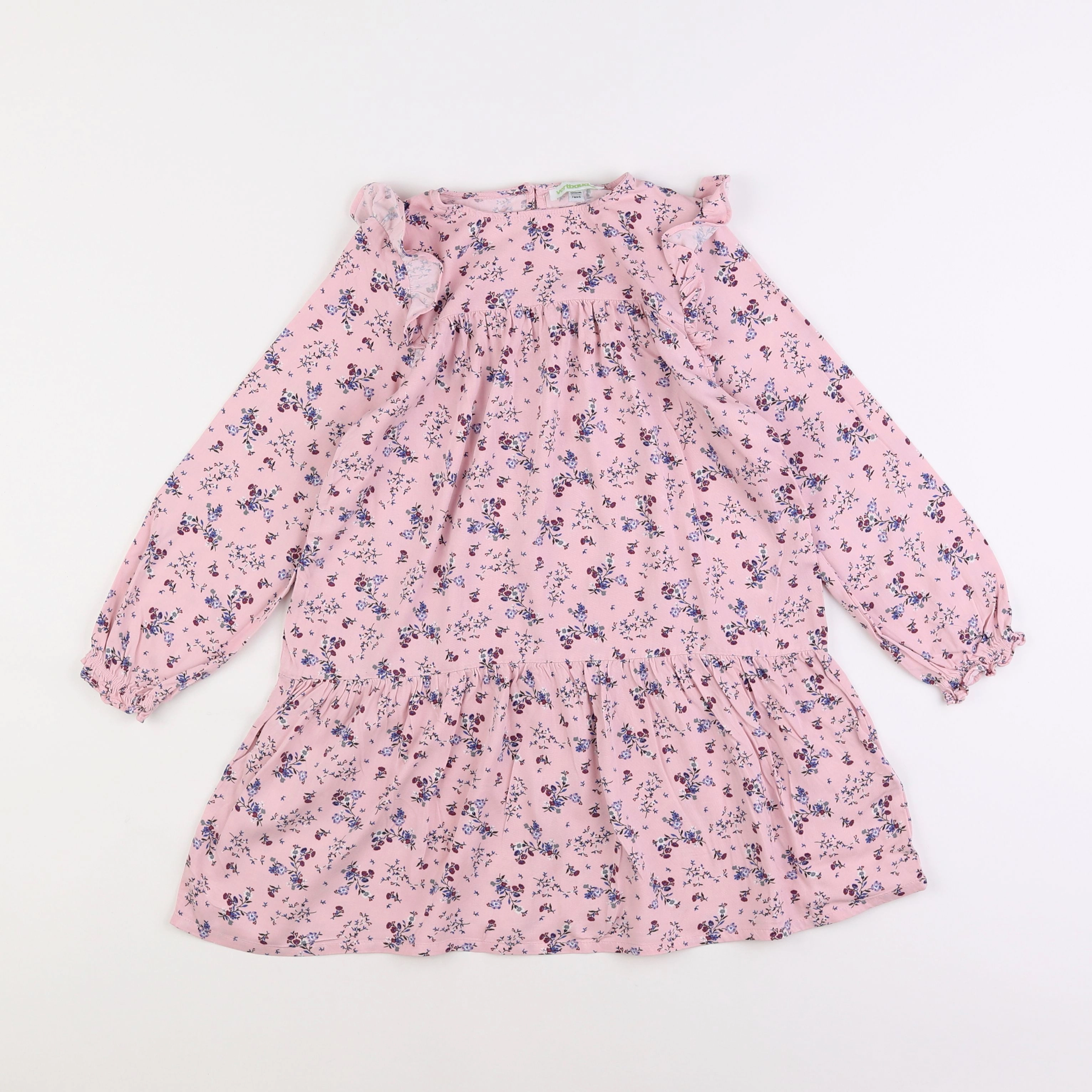 Vertbaudet - robe rose - 7 ans