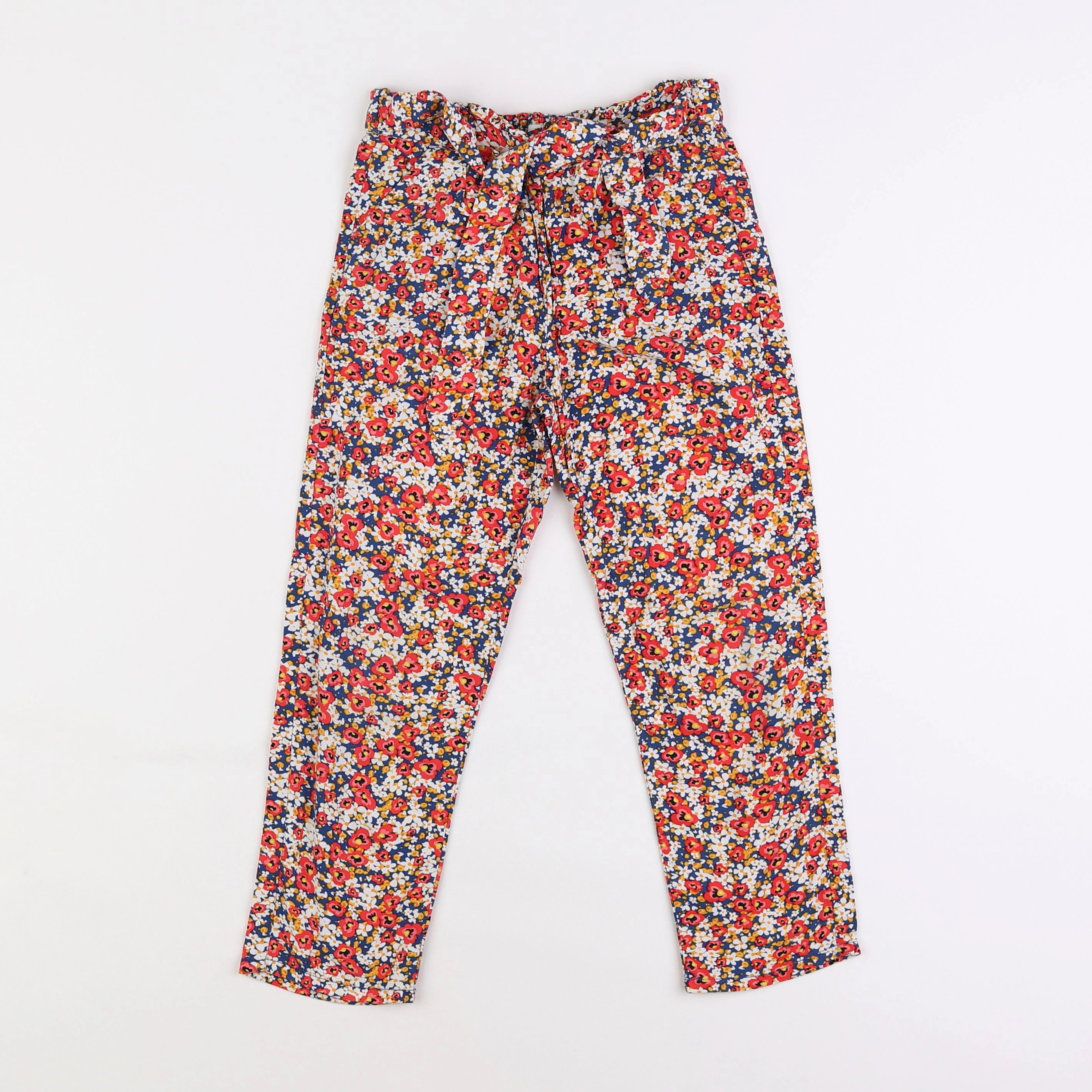 Vertbaudet - pantalon rouge - 6 ans