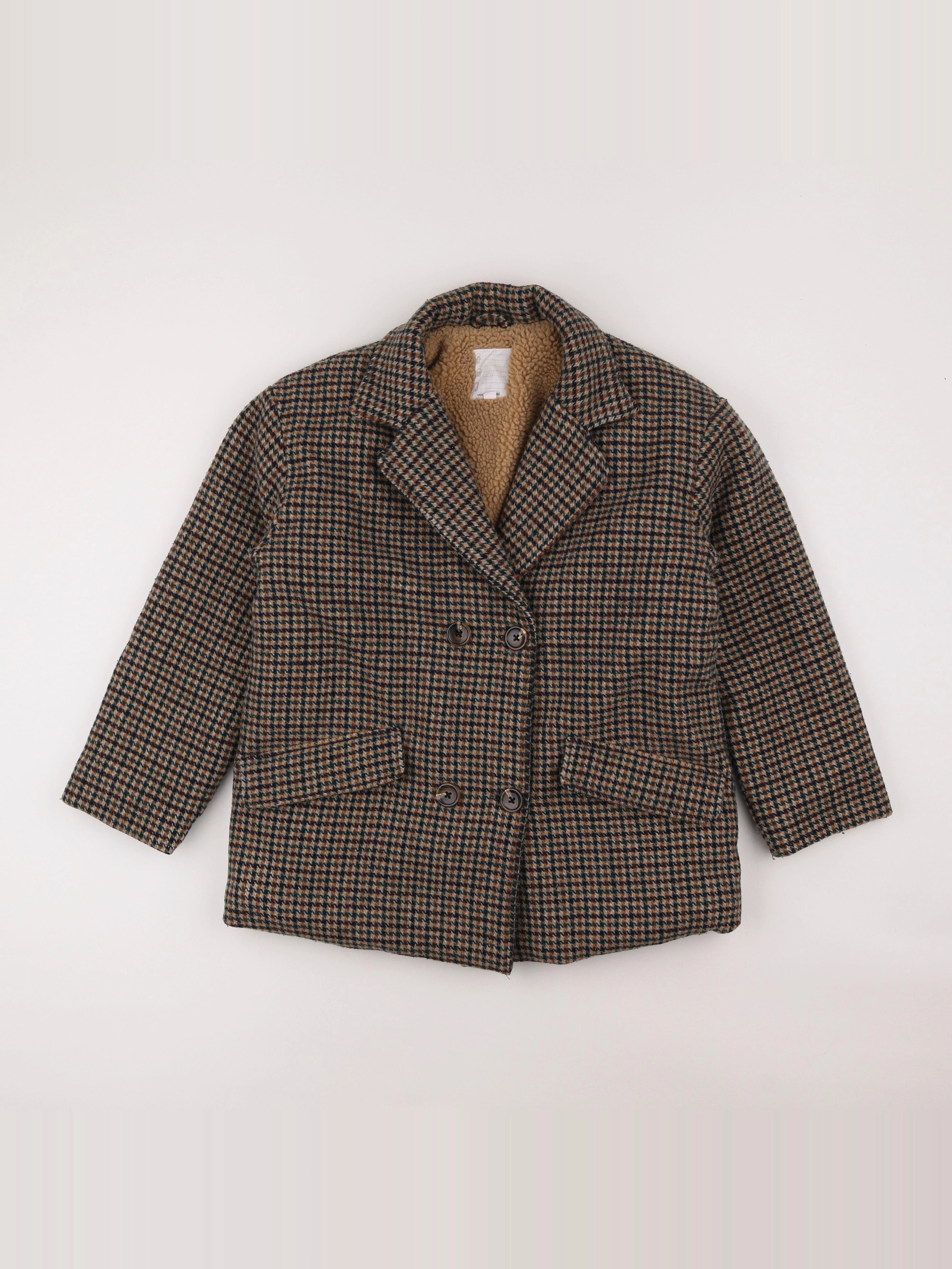 Vertbaudet - manteau marron - 14 ans