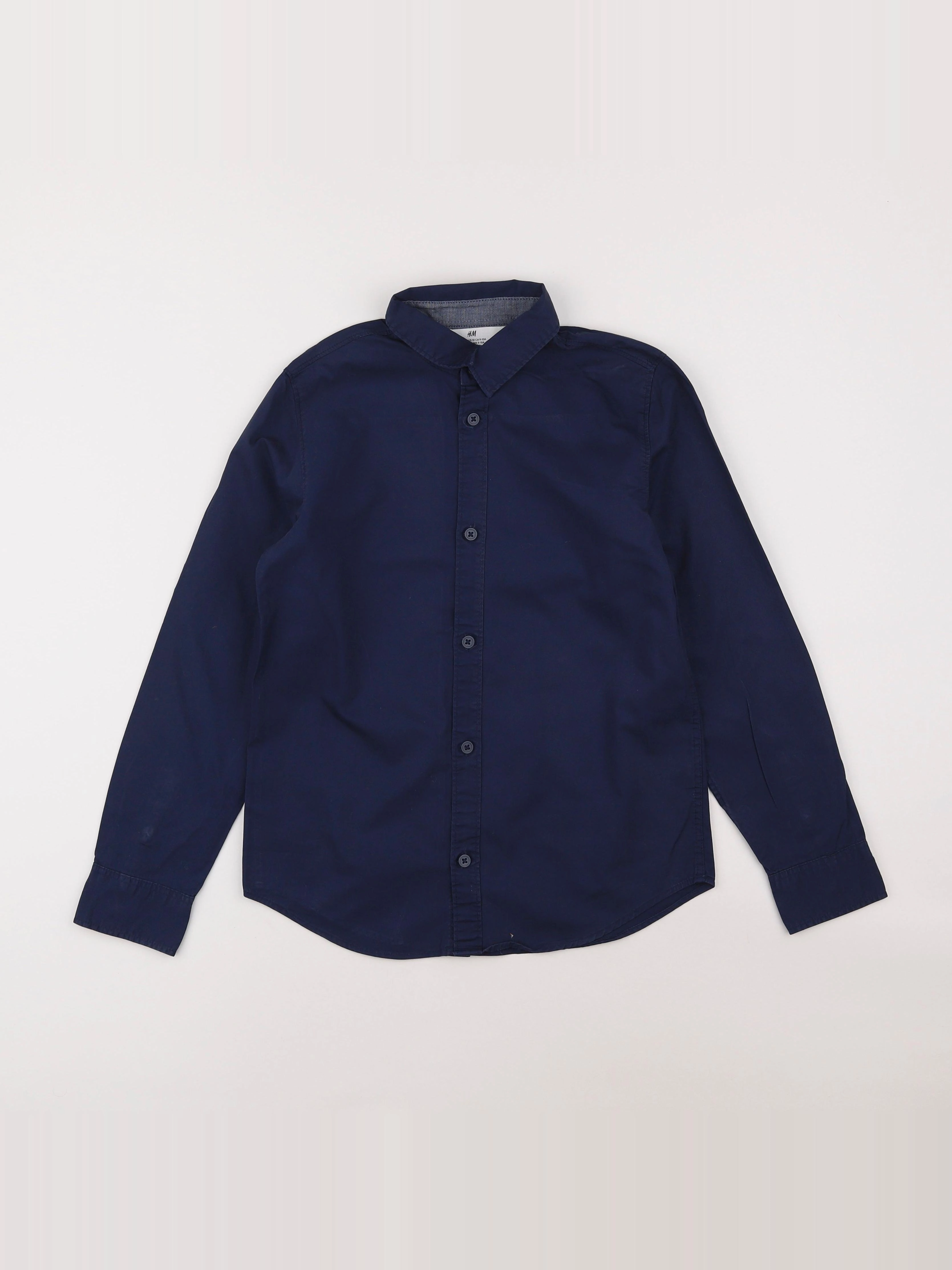 H&M - chemise bleu - 9/10 ans