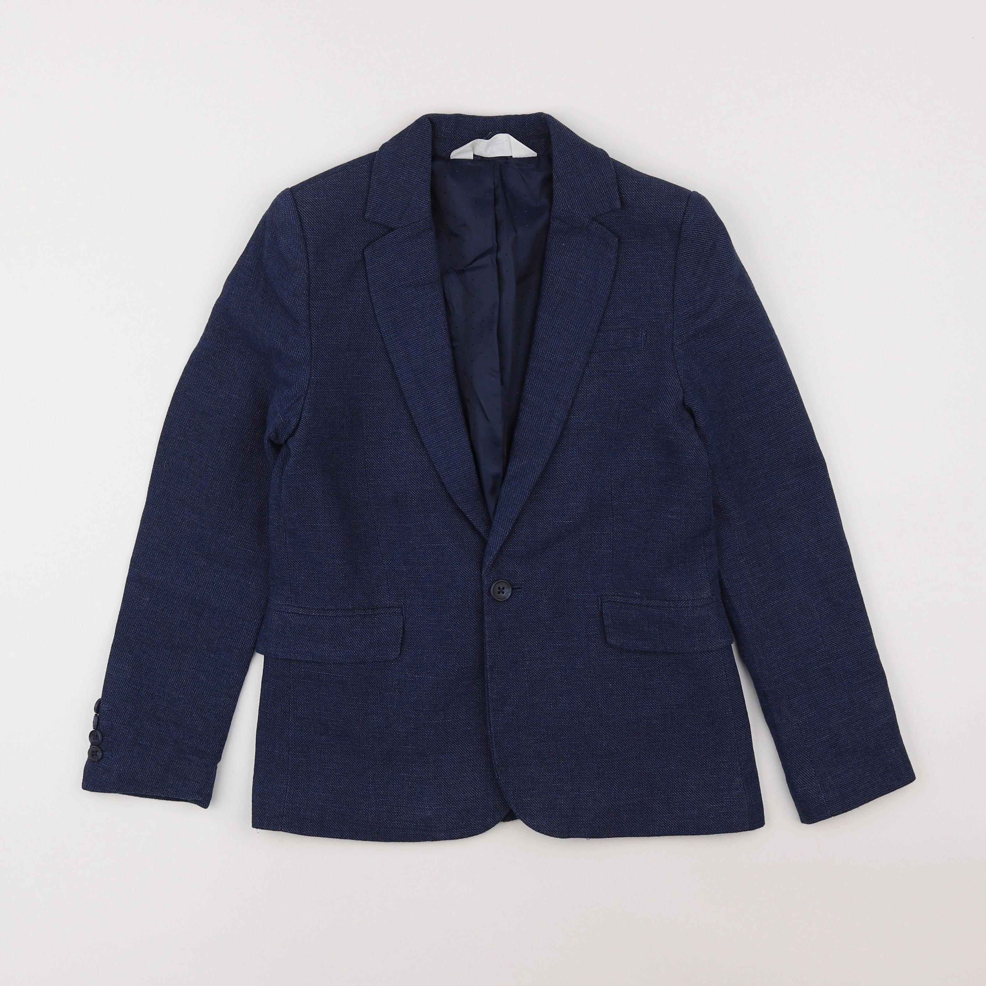 H&M - veste bleu - 9/10 ans