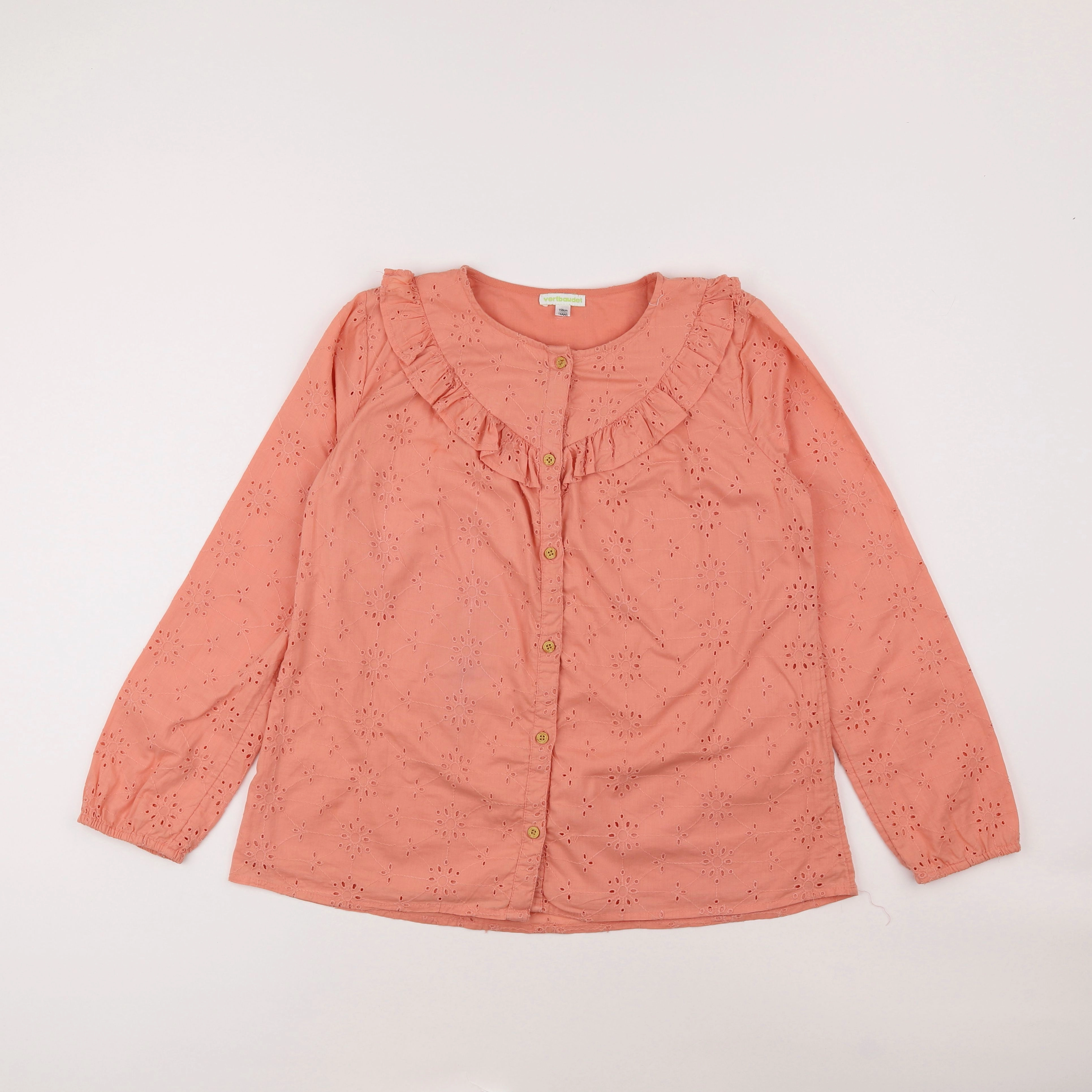 Vertbaudet - blouse rose - 14 ans