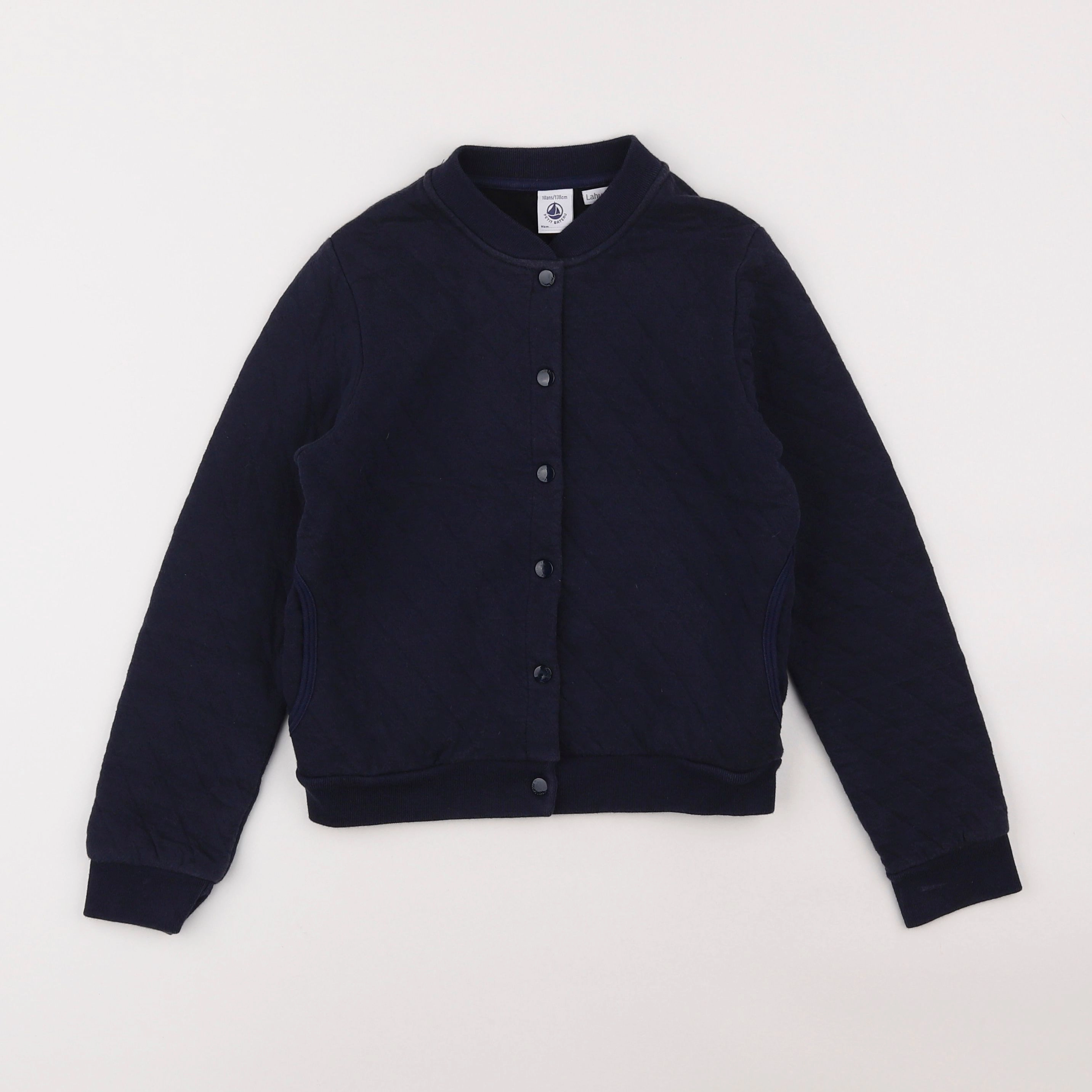 Petit Bateau - veste bleu - 10 ans