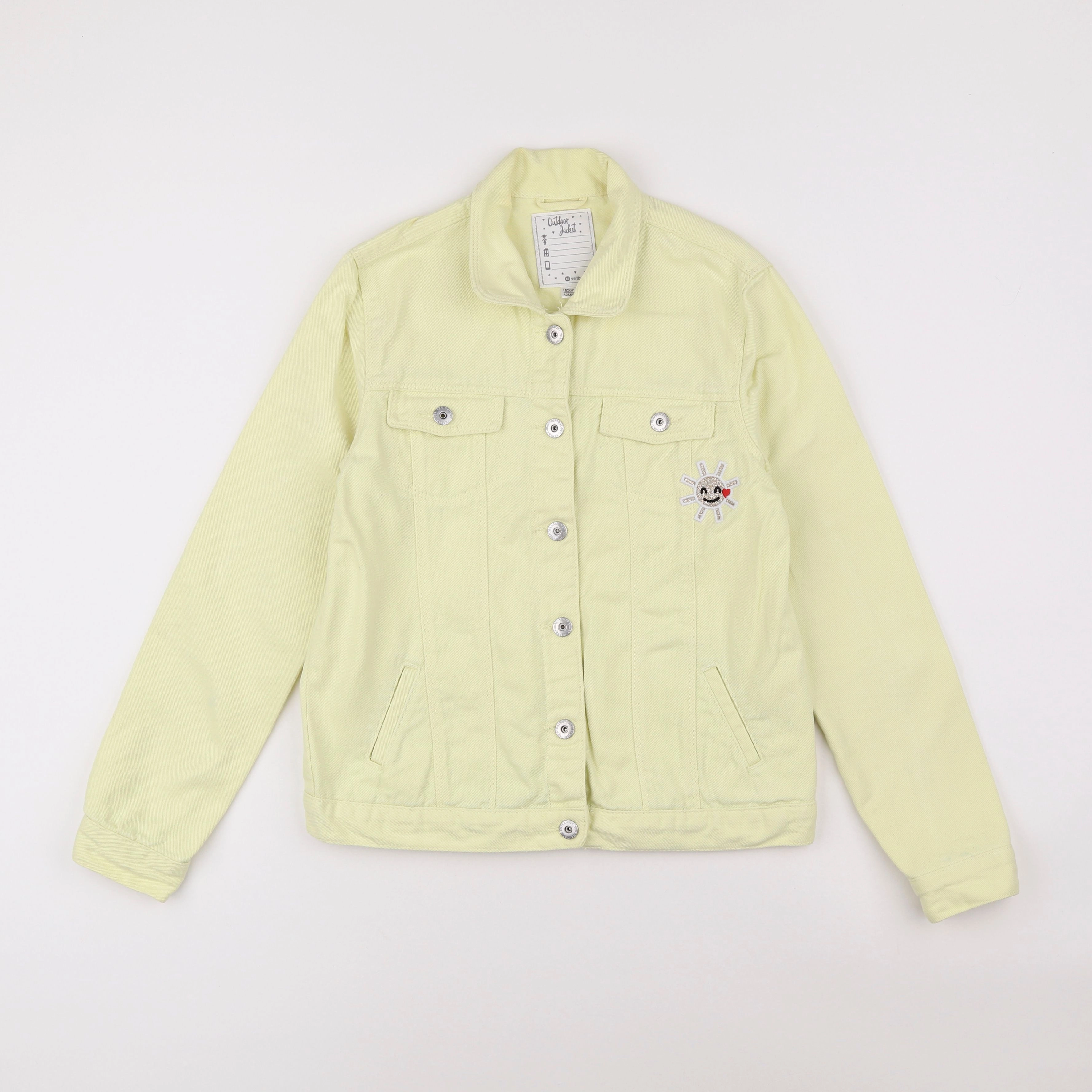 Vertbaudet - veste jaune - 12 ans