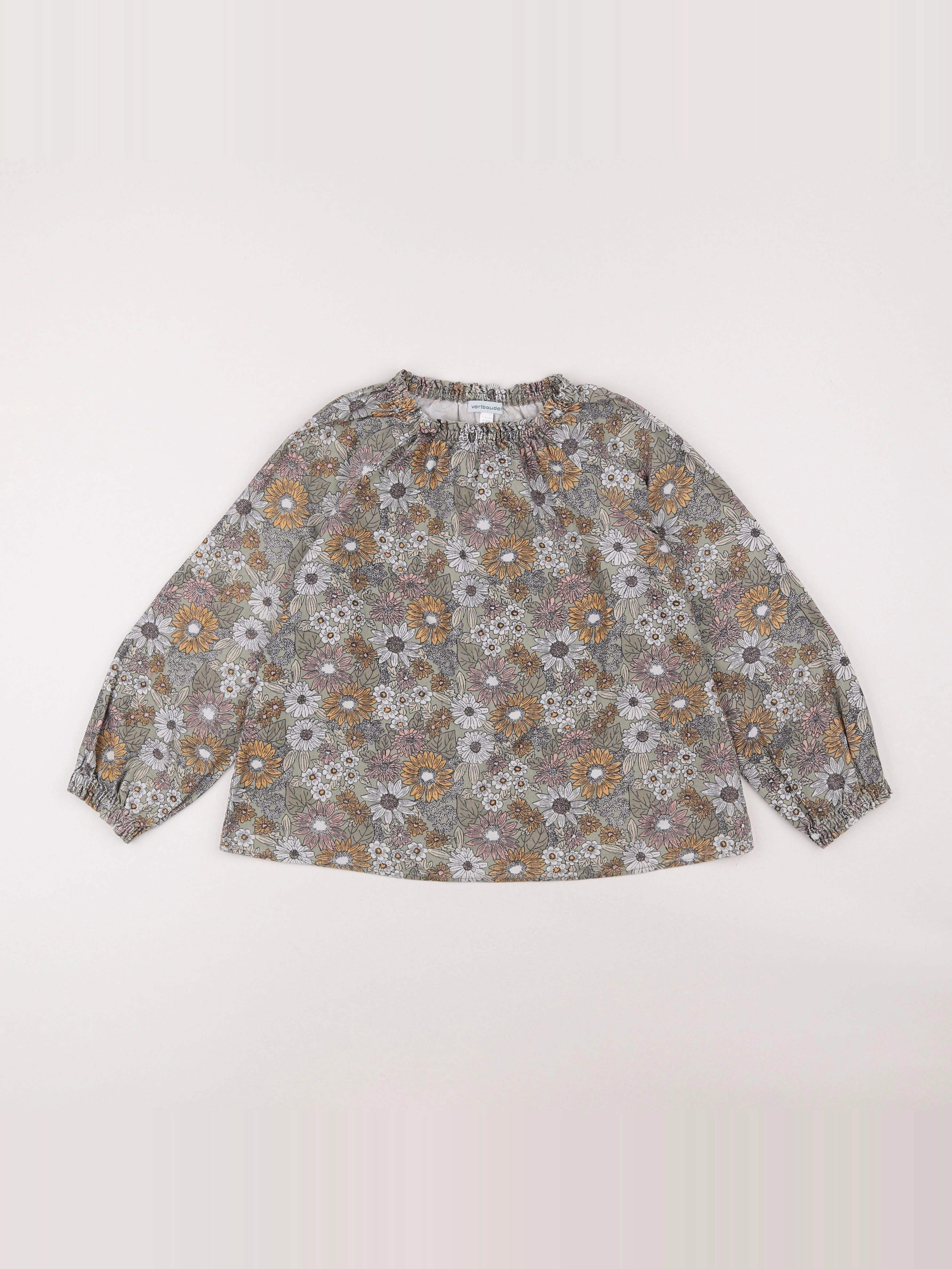 Vertbaudet - blouse multicolore - 9 ans