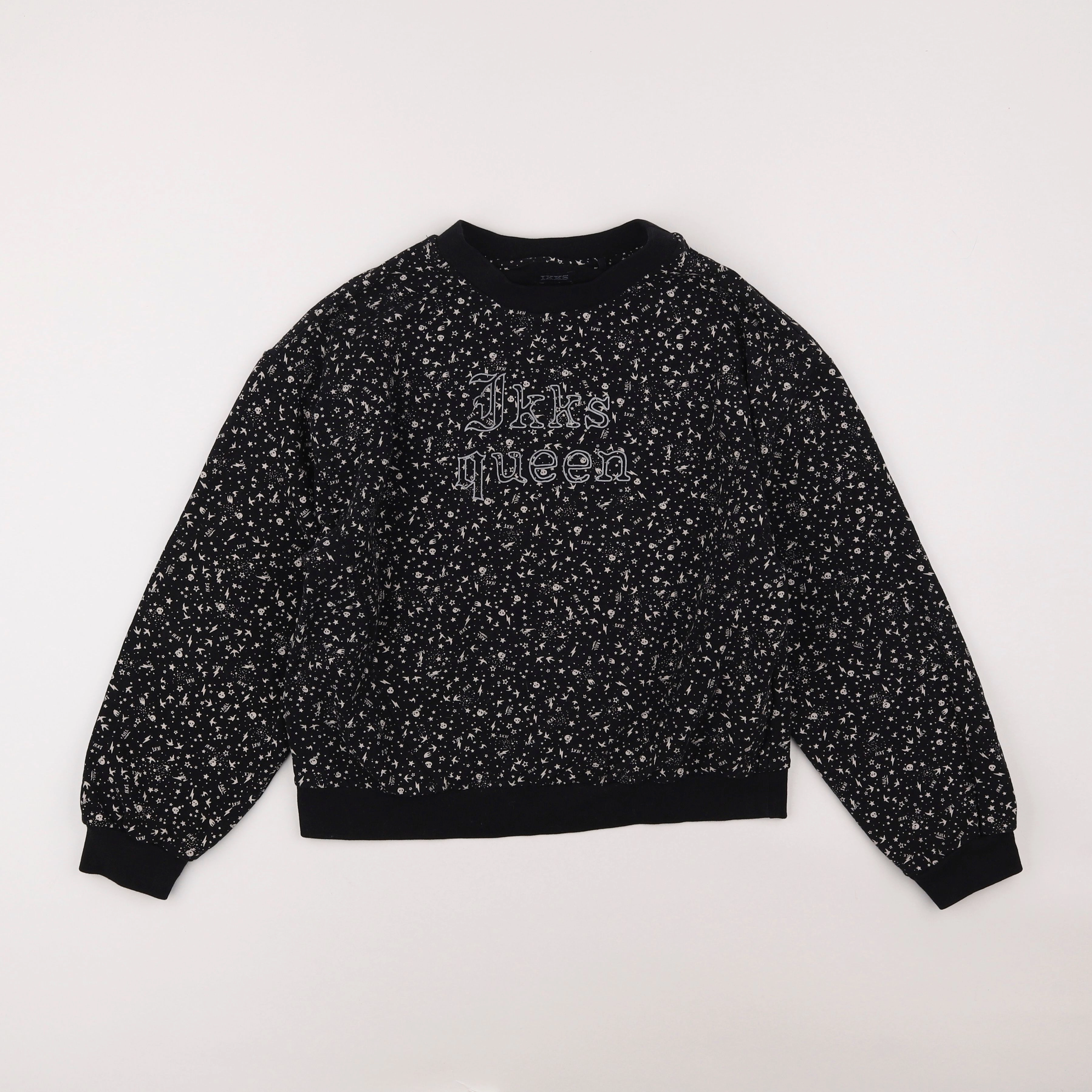 IKKS - sweat noir - 12 ans