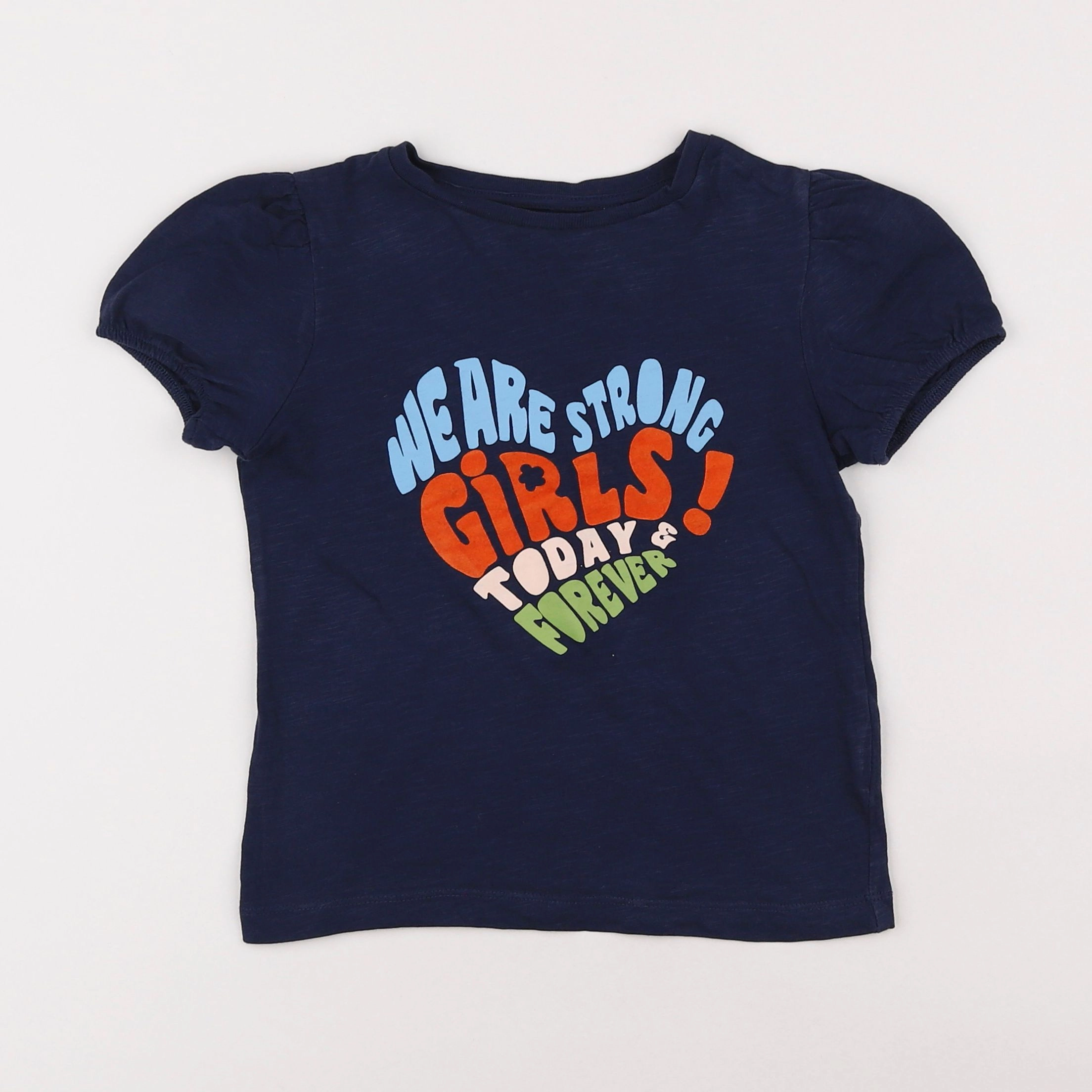 Monoprix - tee-shirt bleu - 5 ans