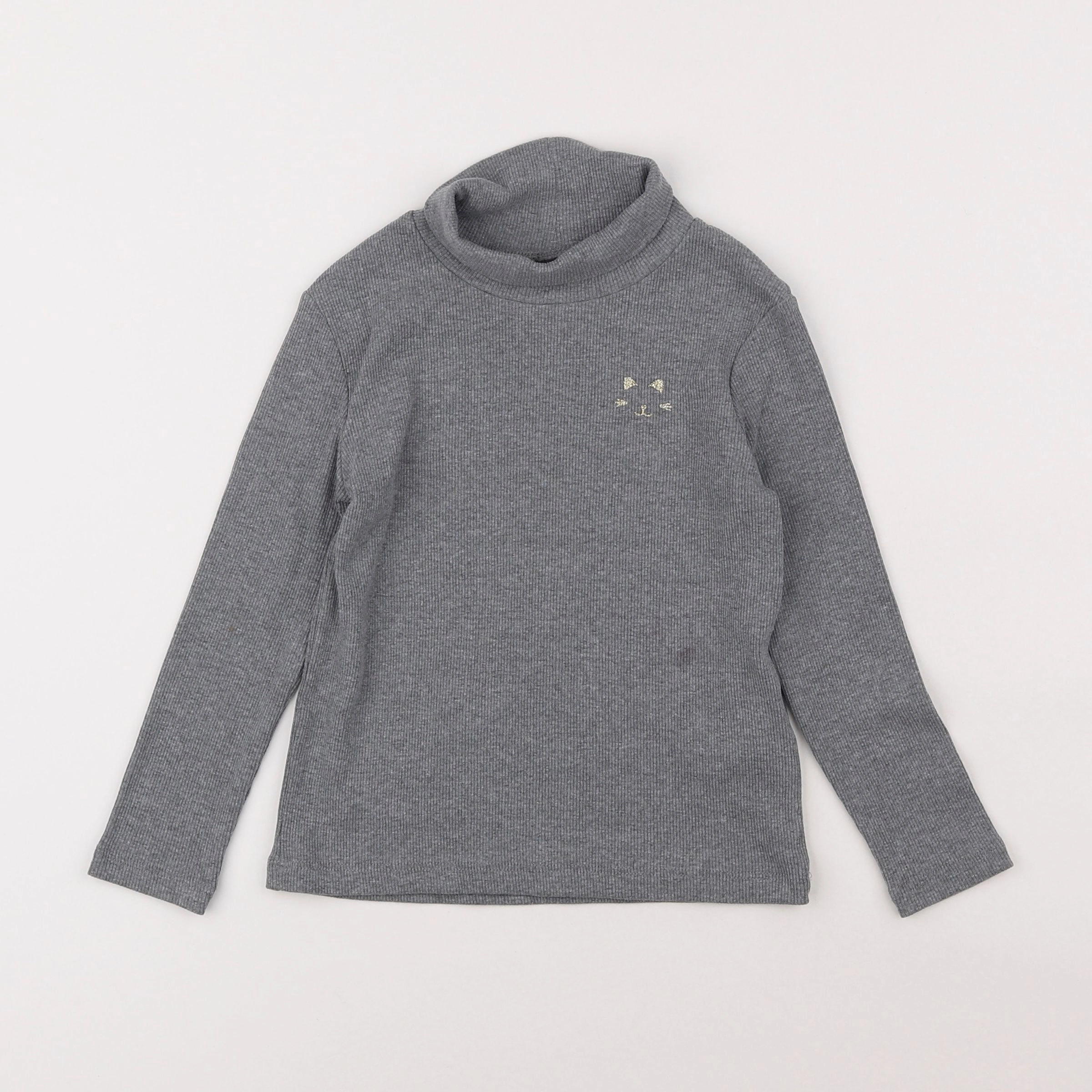 Vertbaudet - sous-pull gris - 4 ans