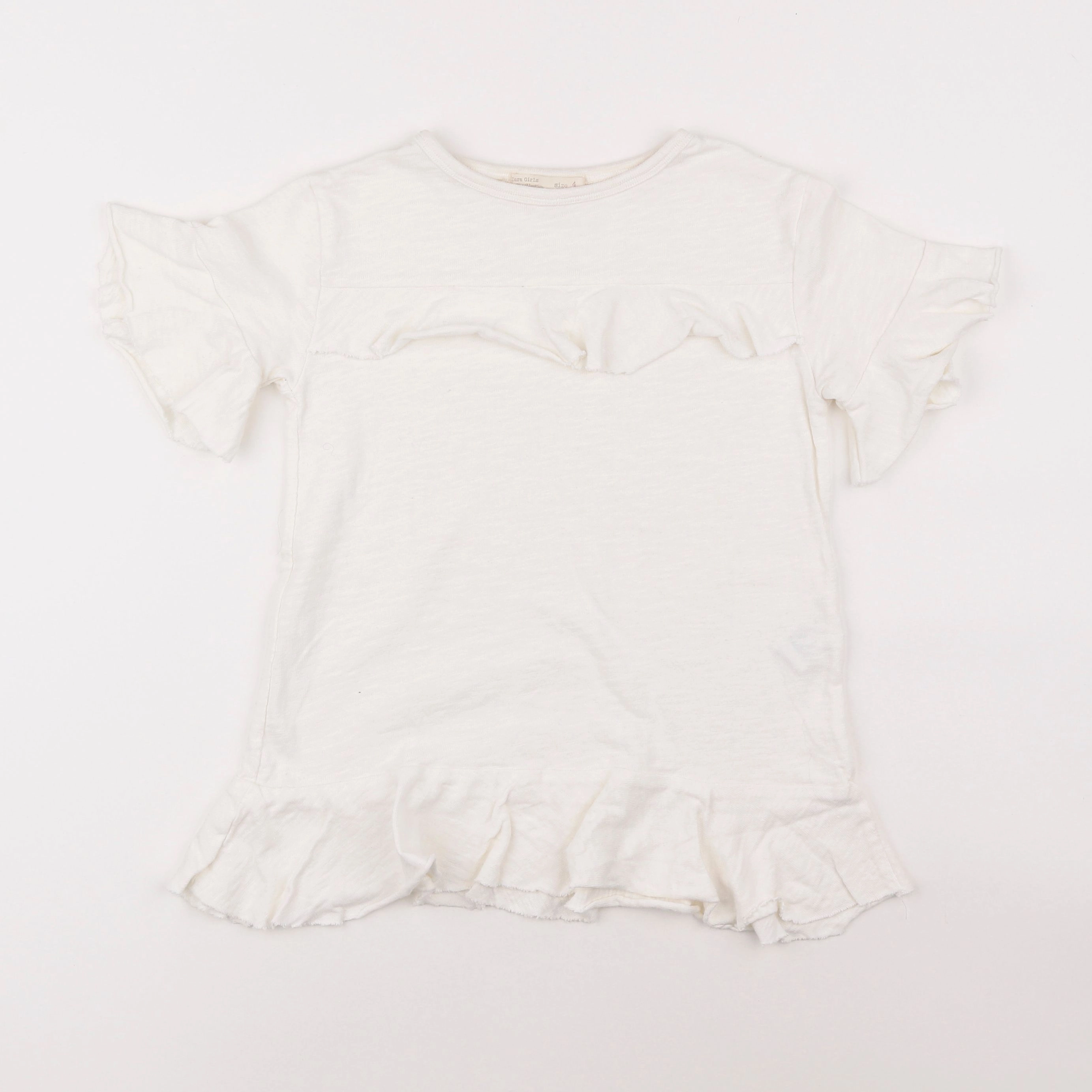 Zara - robe blanc - 4 ans
