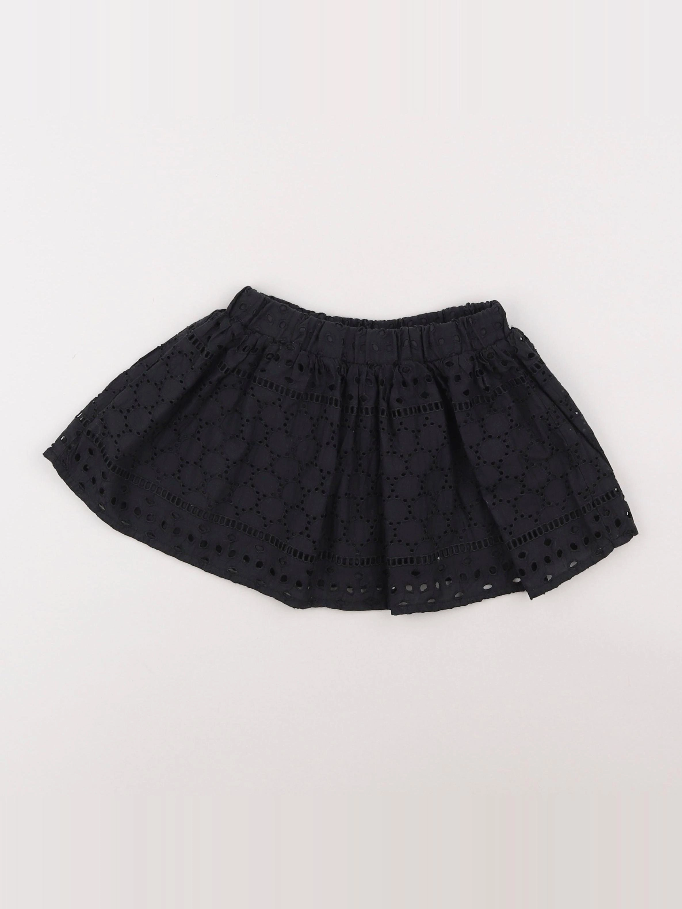 H&M - jupe noir - 18 mois à 2 ans