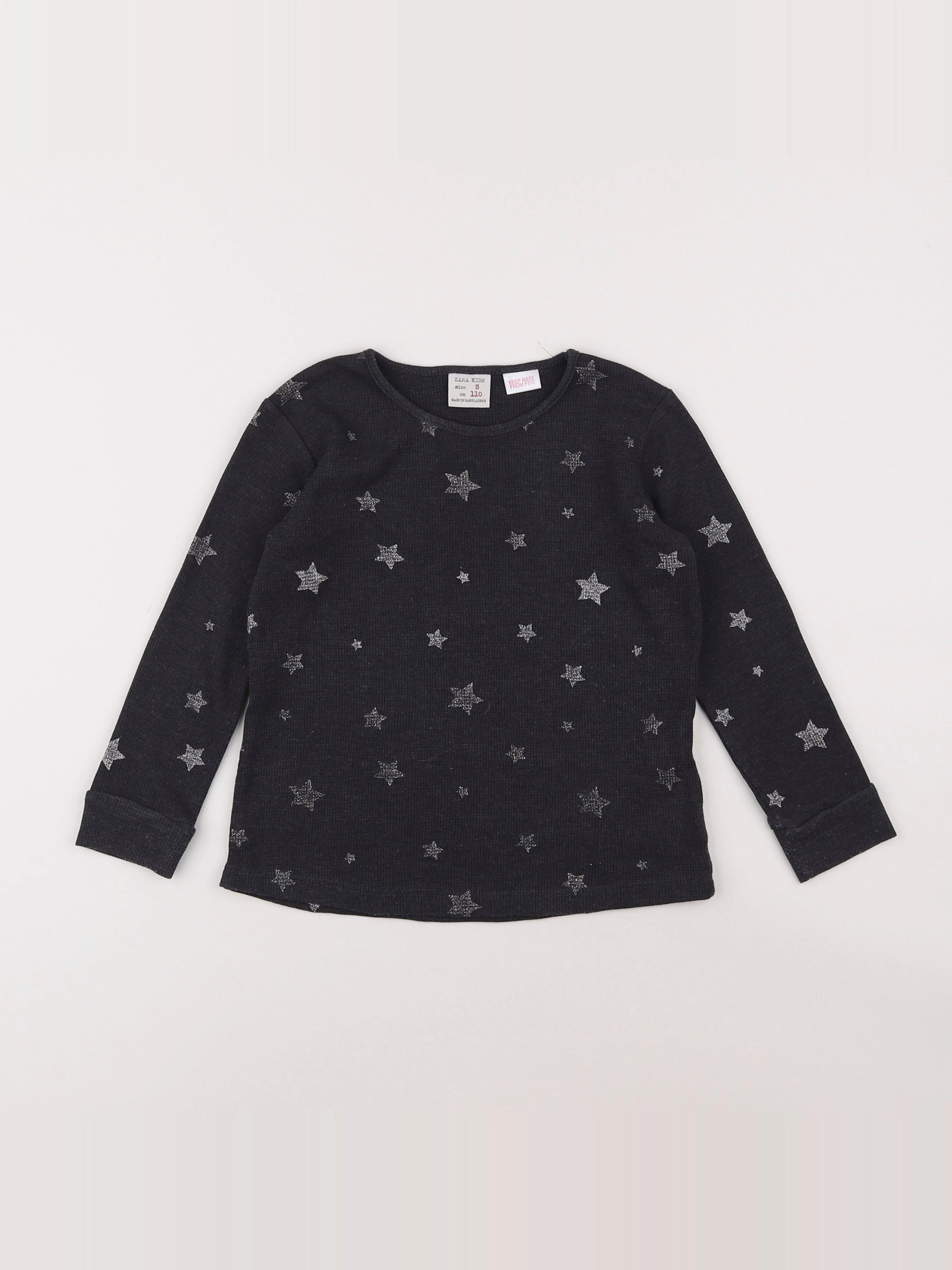 Zara - tee-shirt gris - 5 ans
