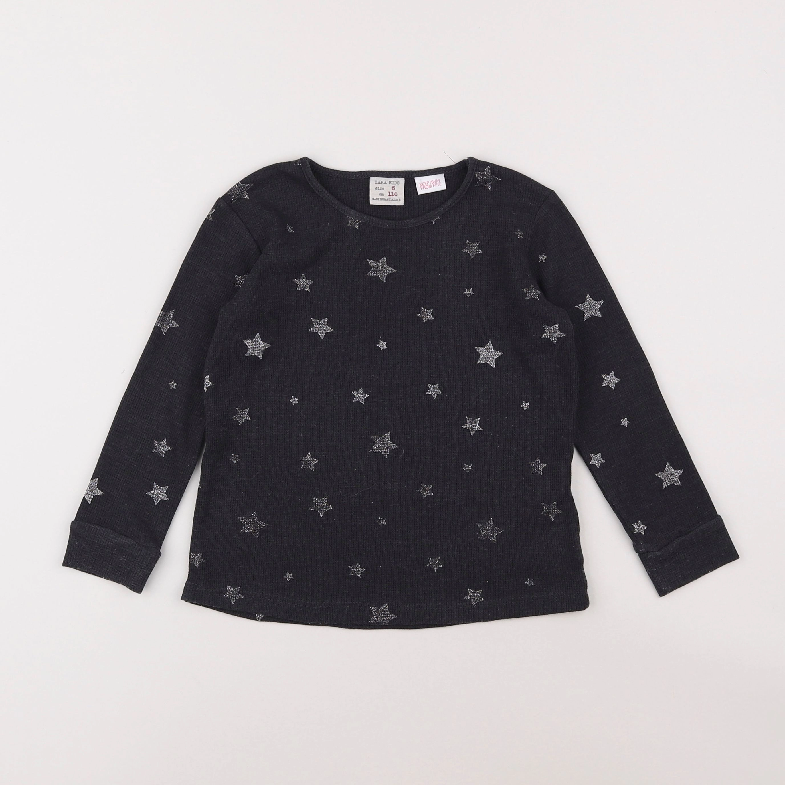Zara - tee-shirt gris - 5 ans