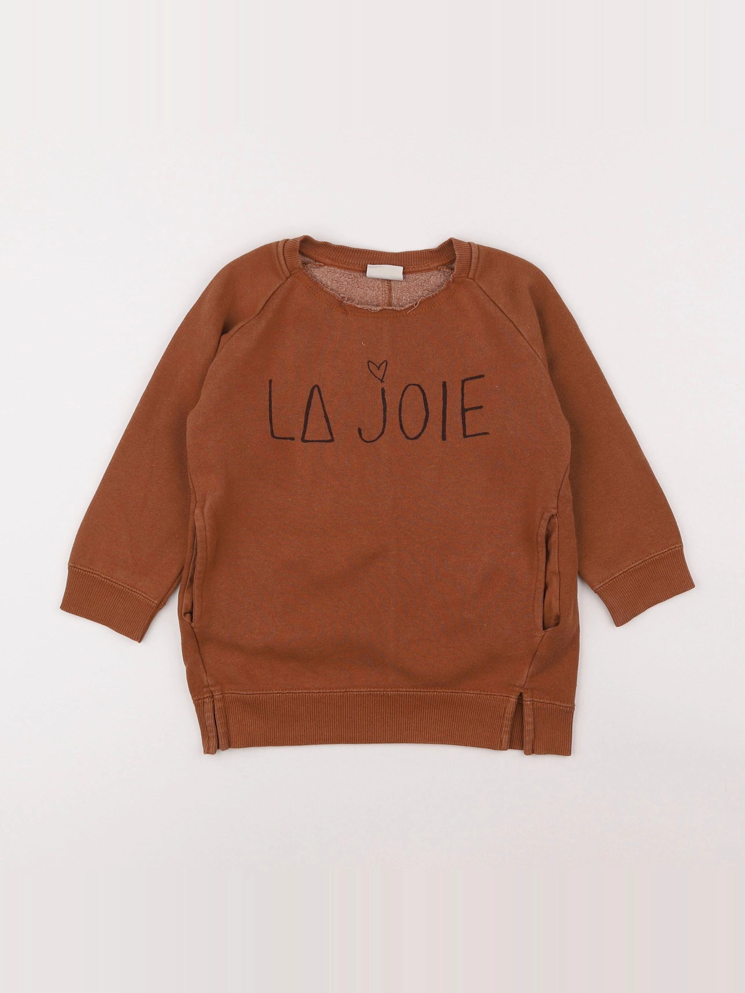 Zara - robe marron - 4 ans
