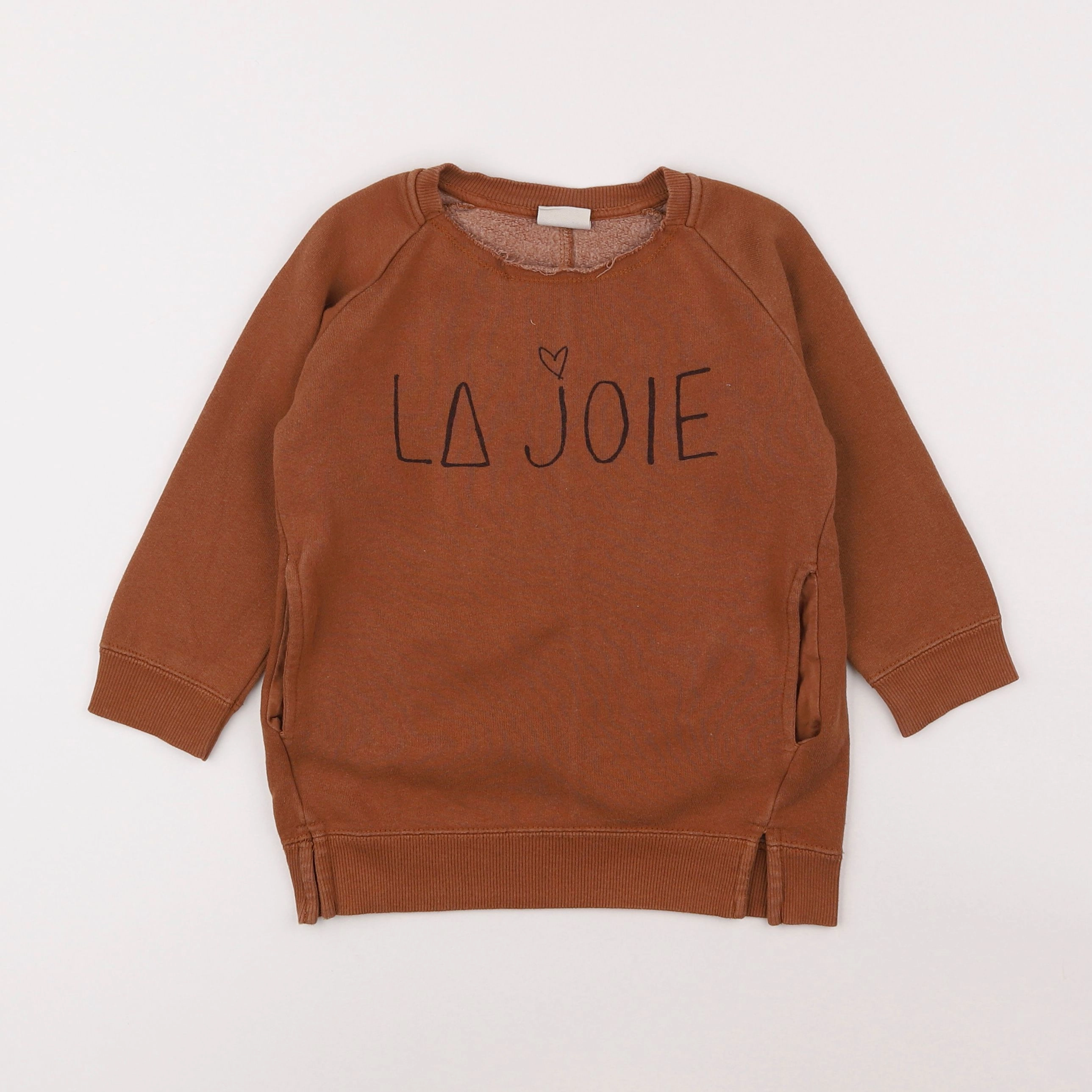 Zara - robe marron - 4 ans