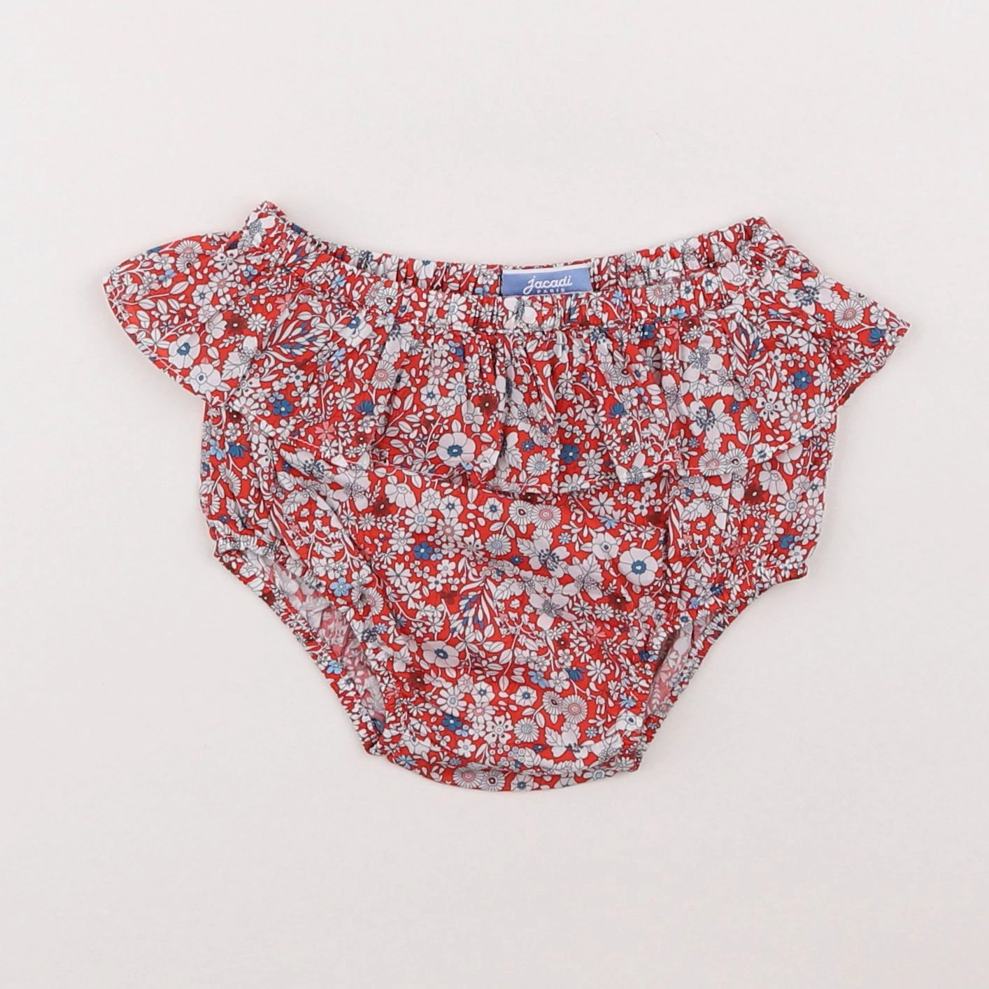 Jacadi - bloomer liberty rouge - 12 mois