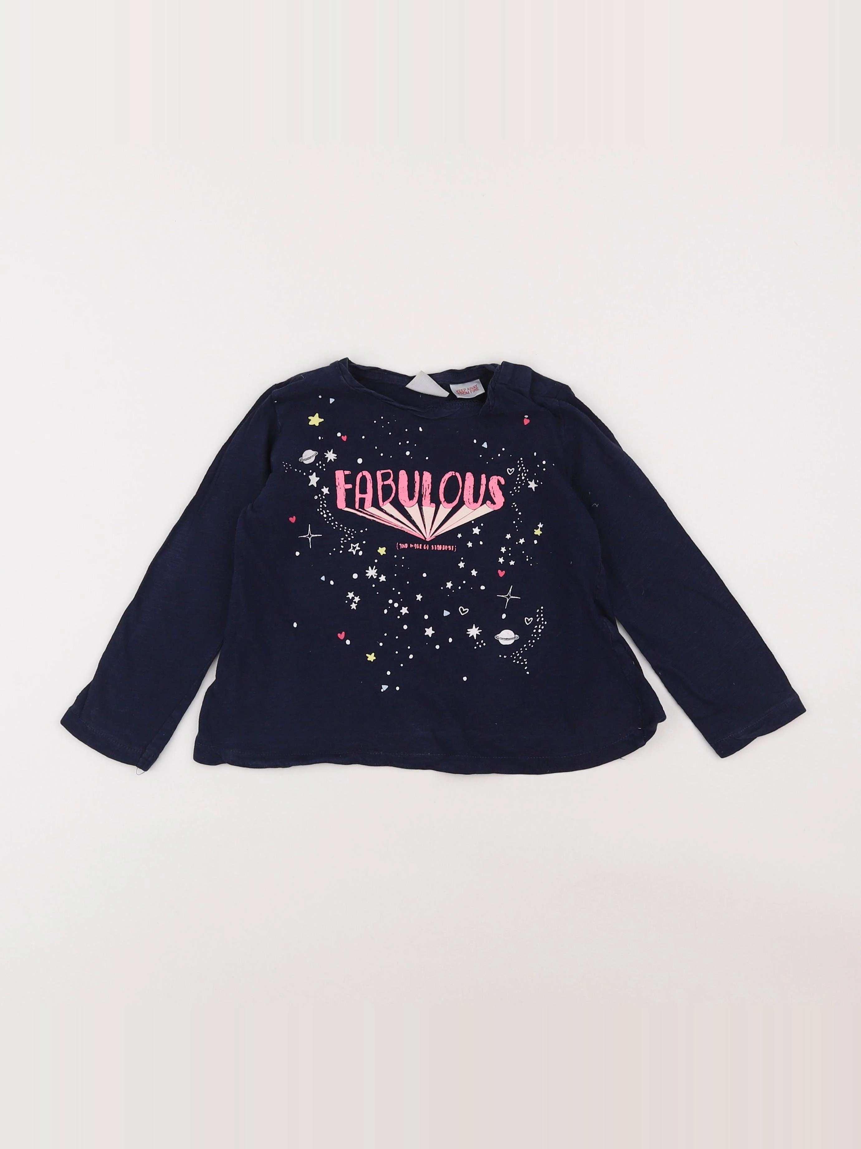 Zara - tee-shirt bleu - 2 ans