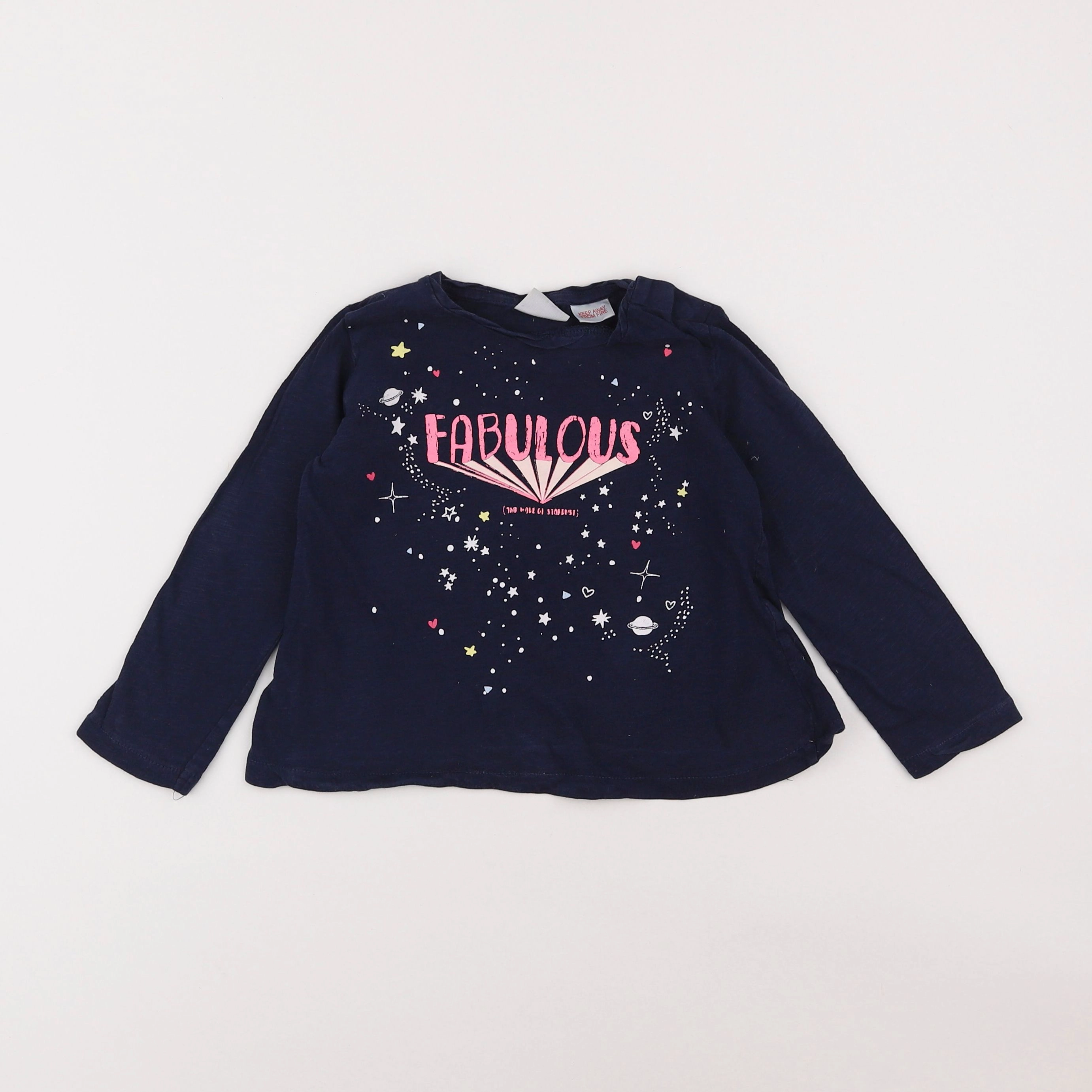 Zara - tee-shirt bleu - 2 ans