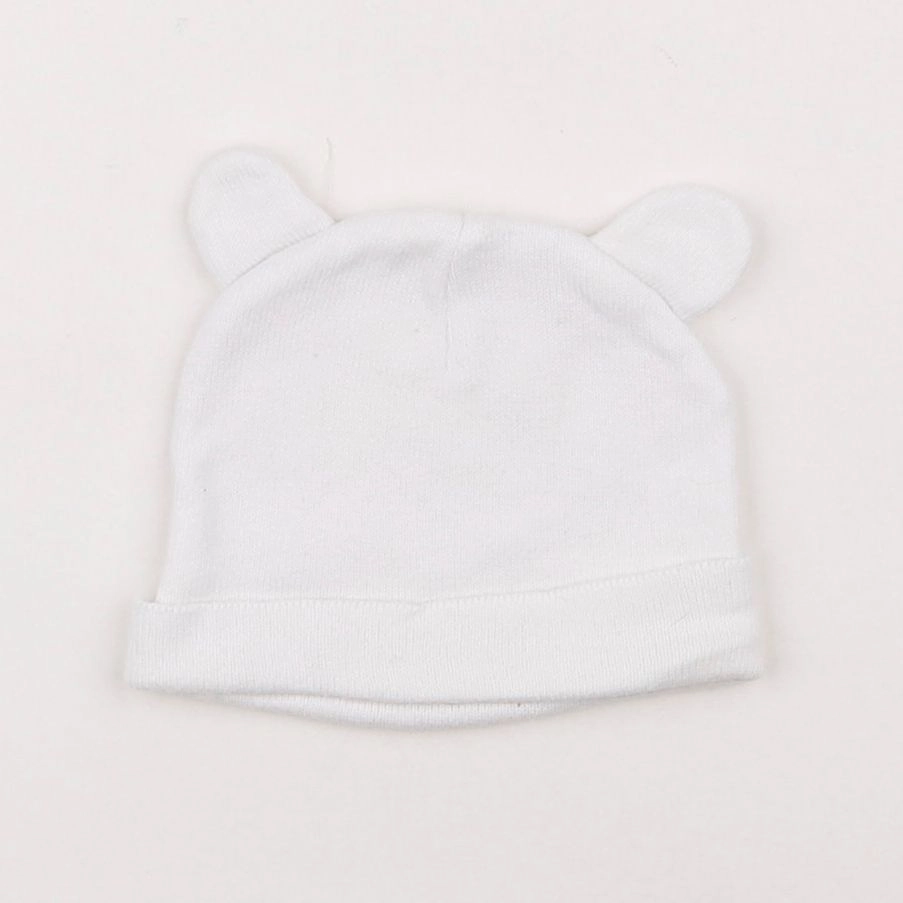 Vertbaudet - bonnet de naissance blanc - 0/1 mois