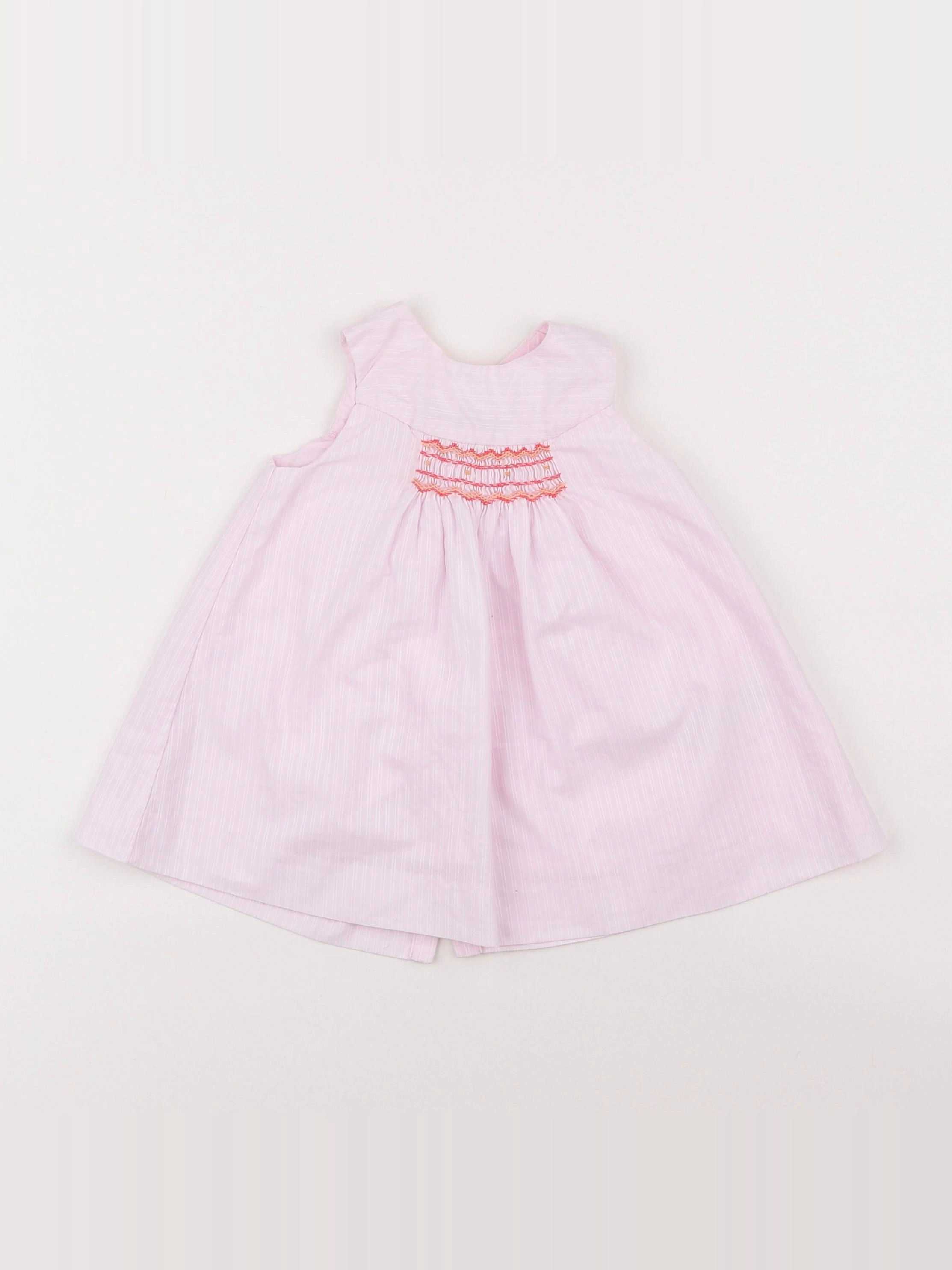 Jacadi - robe rose - 6 mois