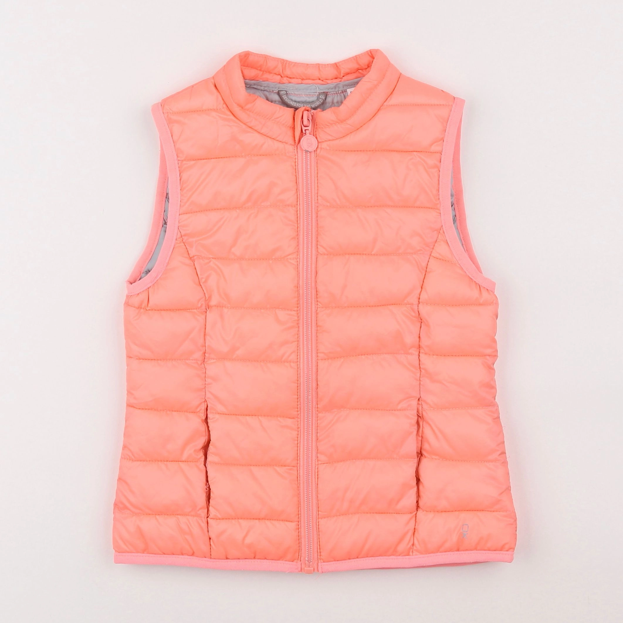 Okaidi - doudoune orange fluo - 5 ans