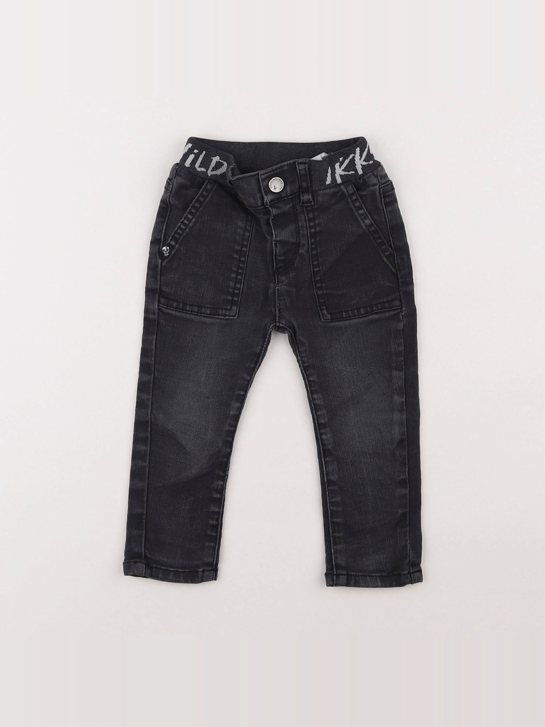 IKKS - jean gris - 18 mois