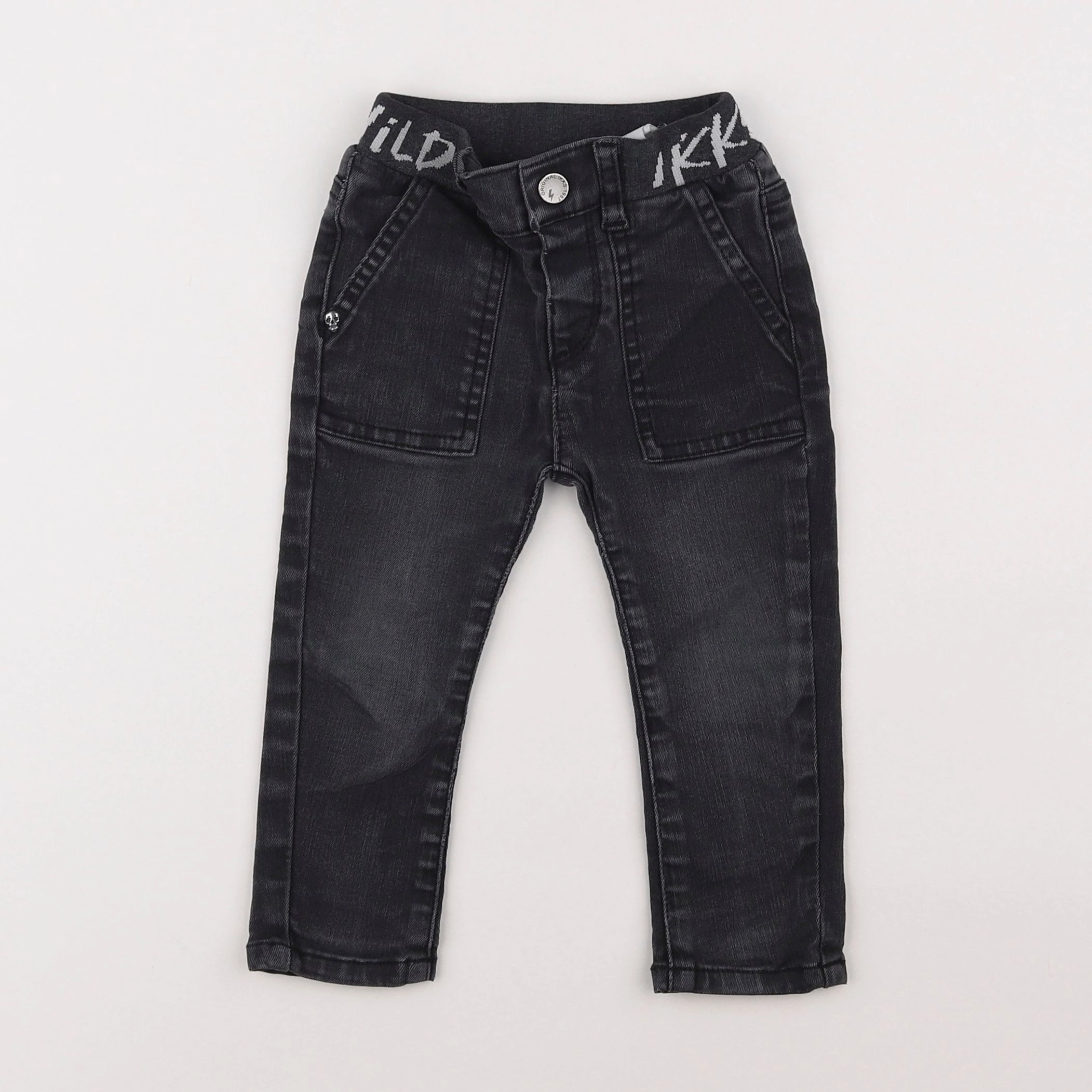 IKKS - jean gris - 18 mois