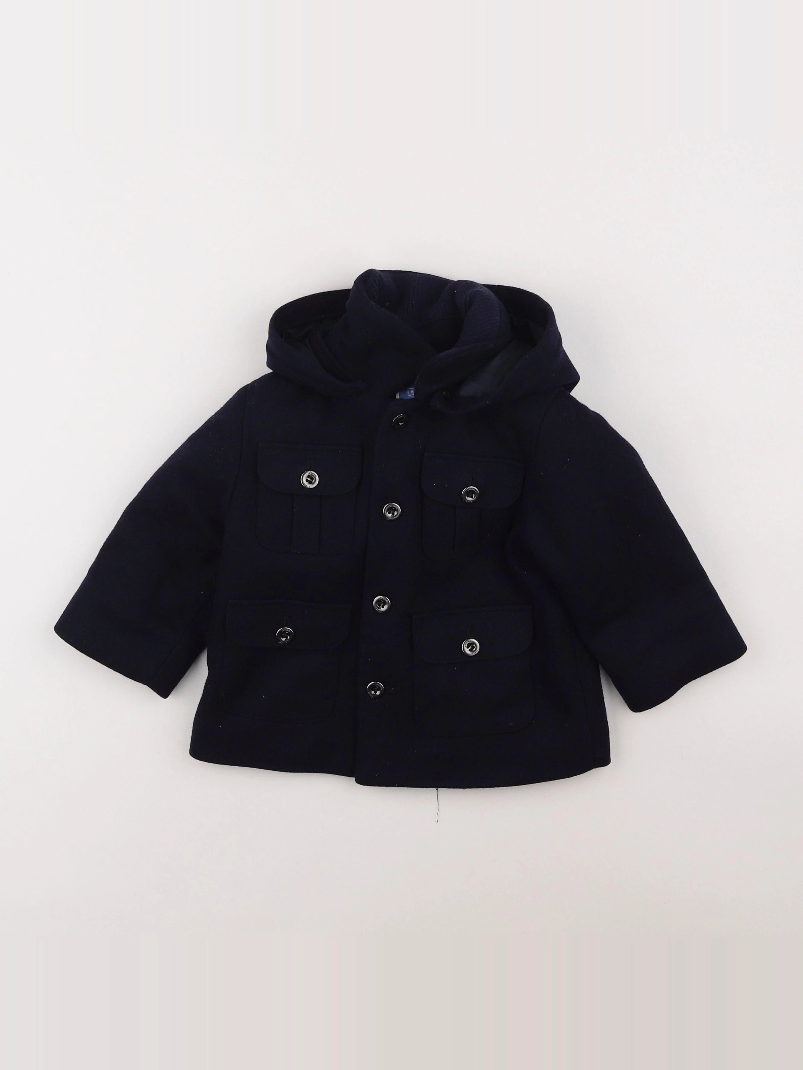 Jacadi - manteau bleu - 18 mois