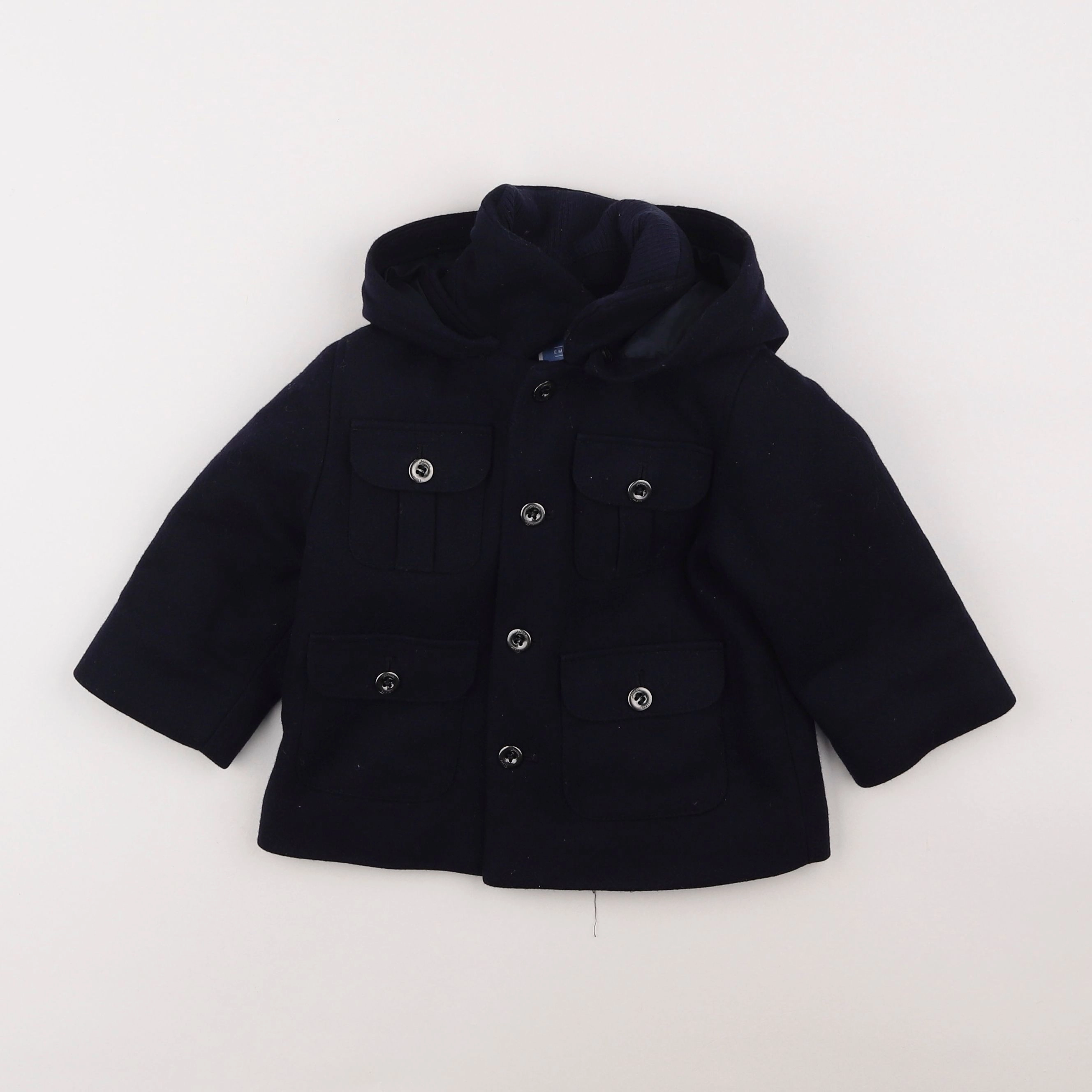 Jacadi - manteau bleu - 18 mois