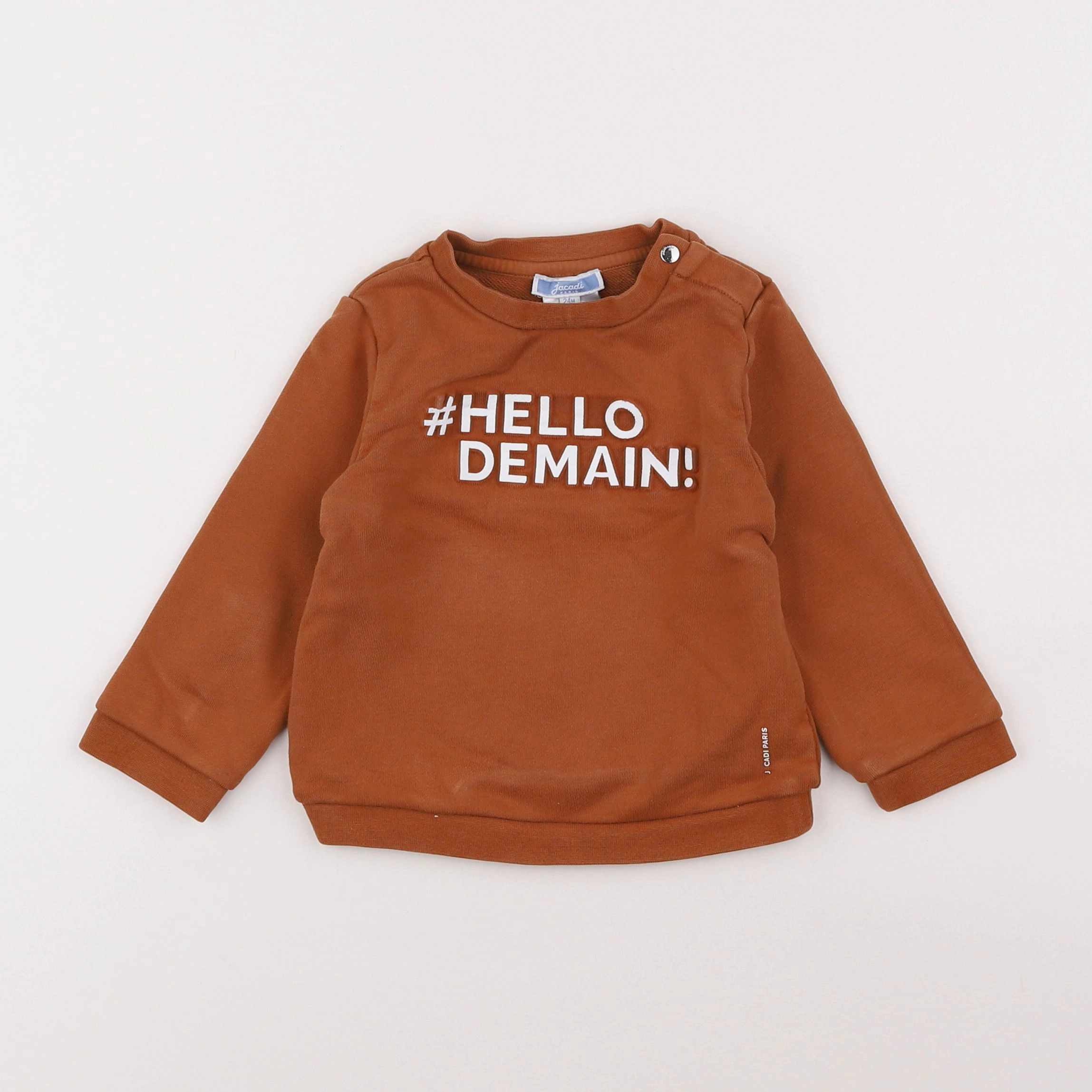 Jacadi - sweat marron - 2 ans