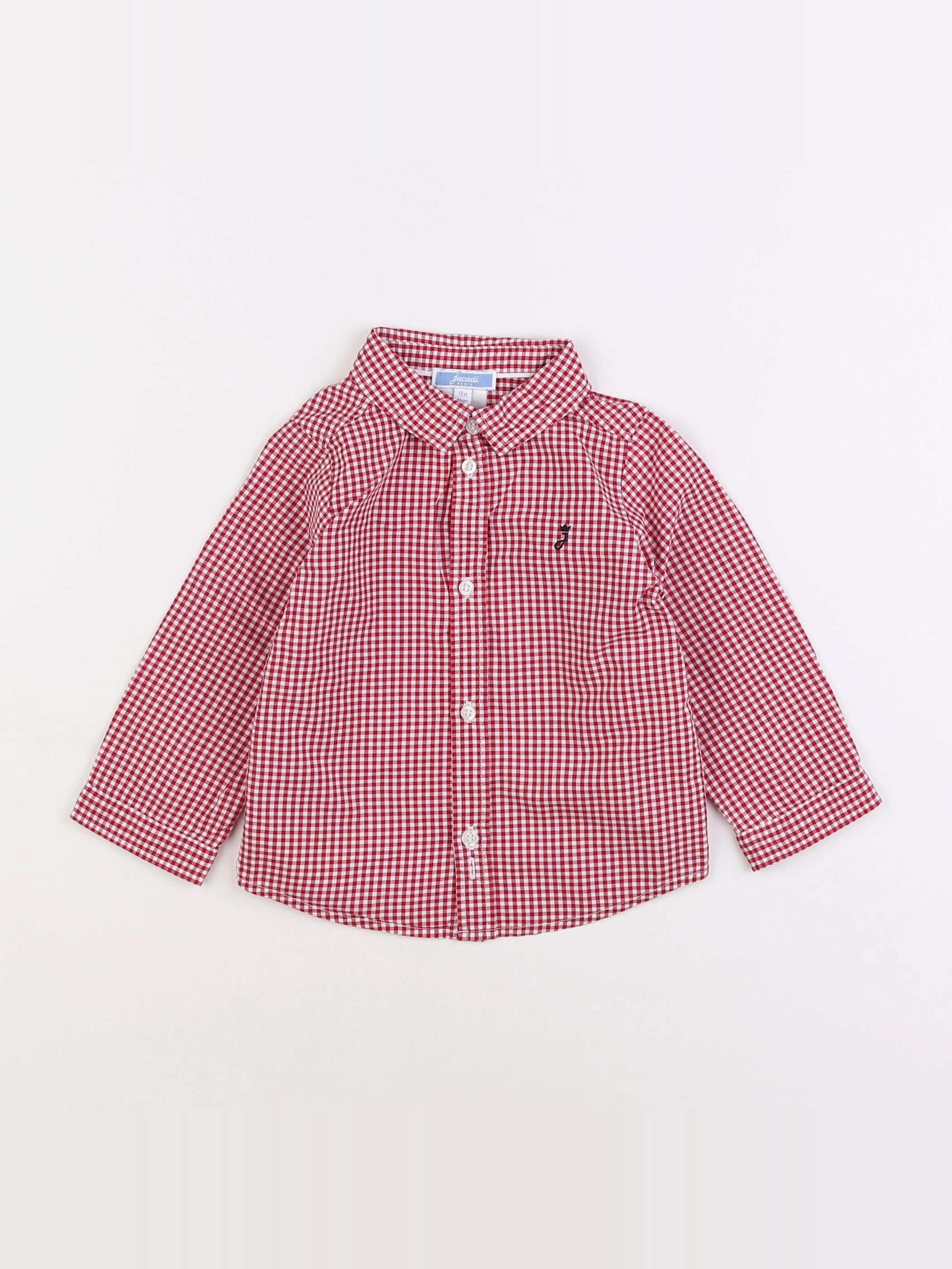 Jacadi - chemise rouge - 18 mois