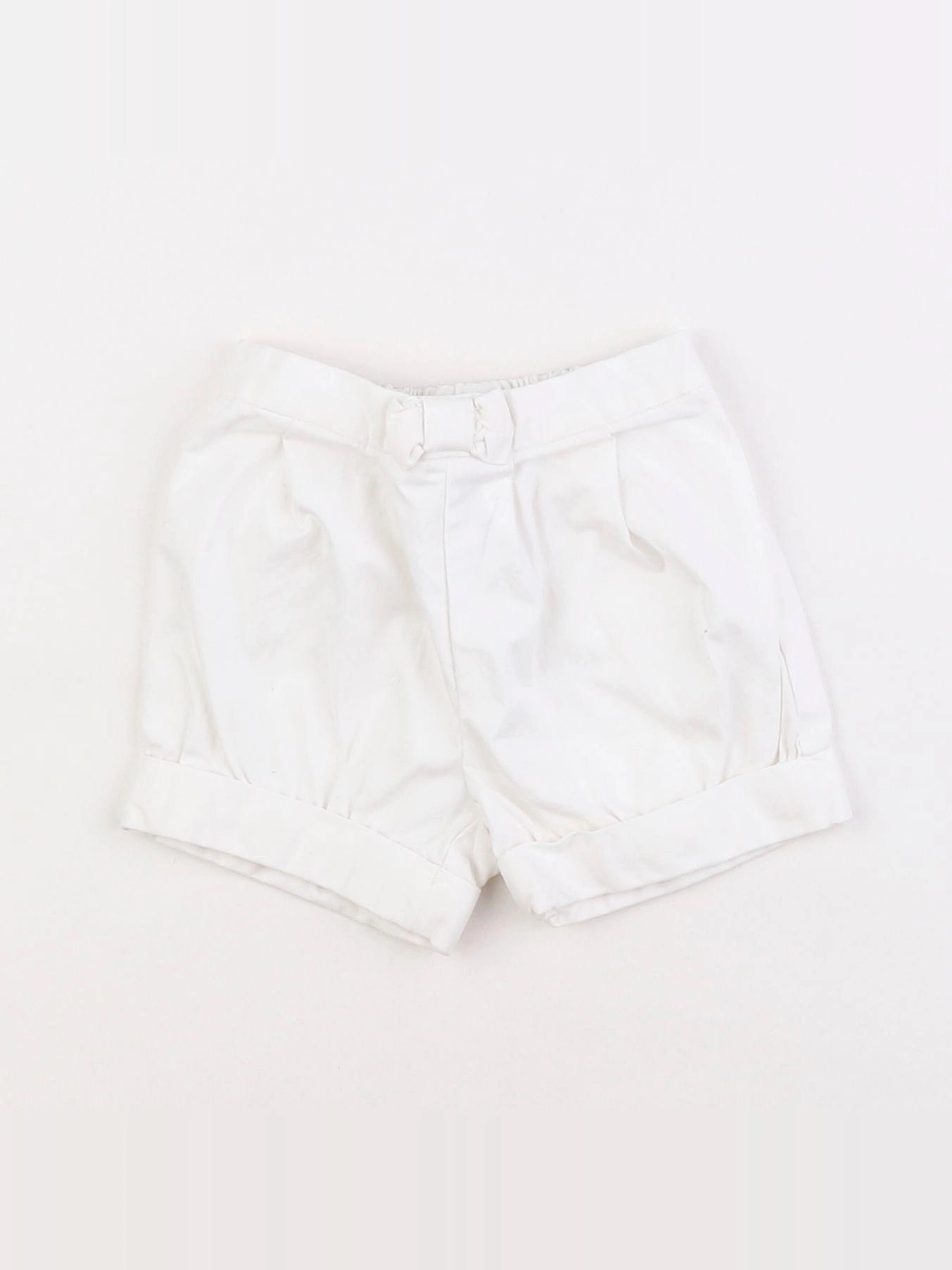 Jacadi - short blanc - 12 mois