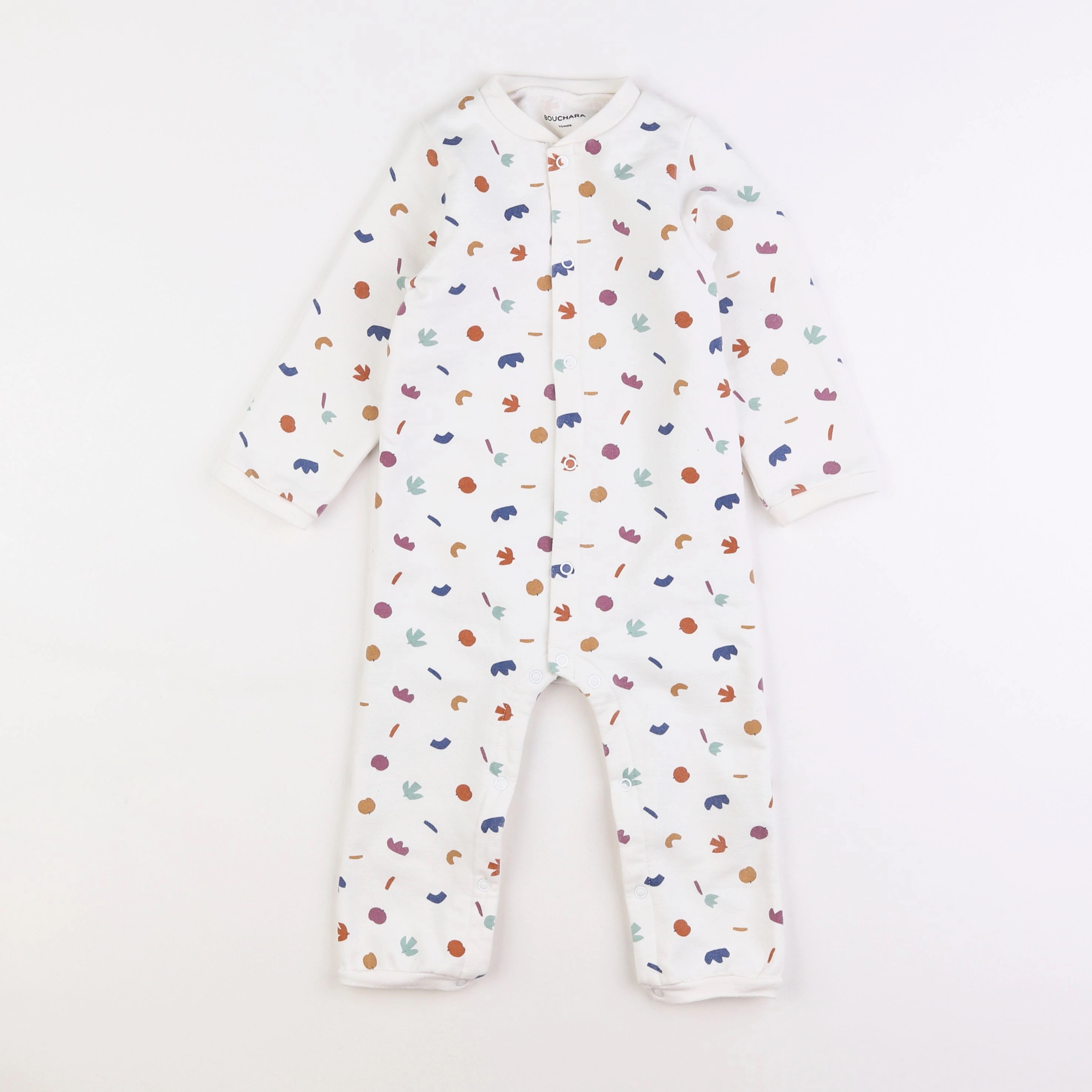 Bouchara - pyjama coton blanc - 2 ans