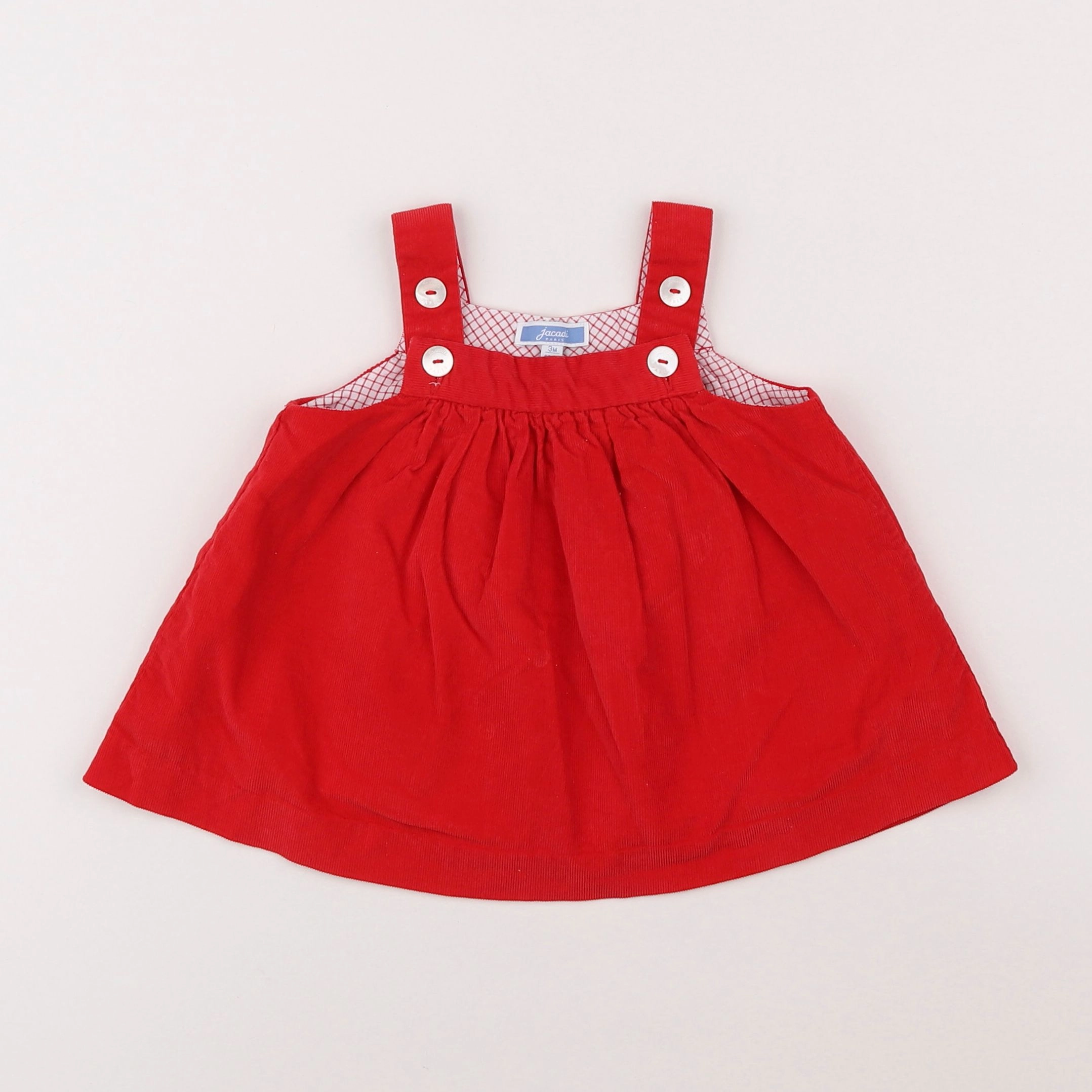 Jacadi - robe rouge - 3 mois