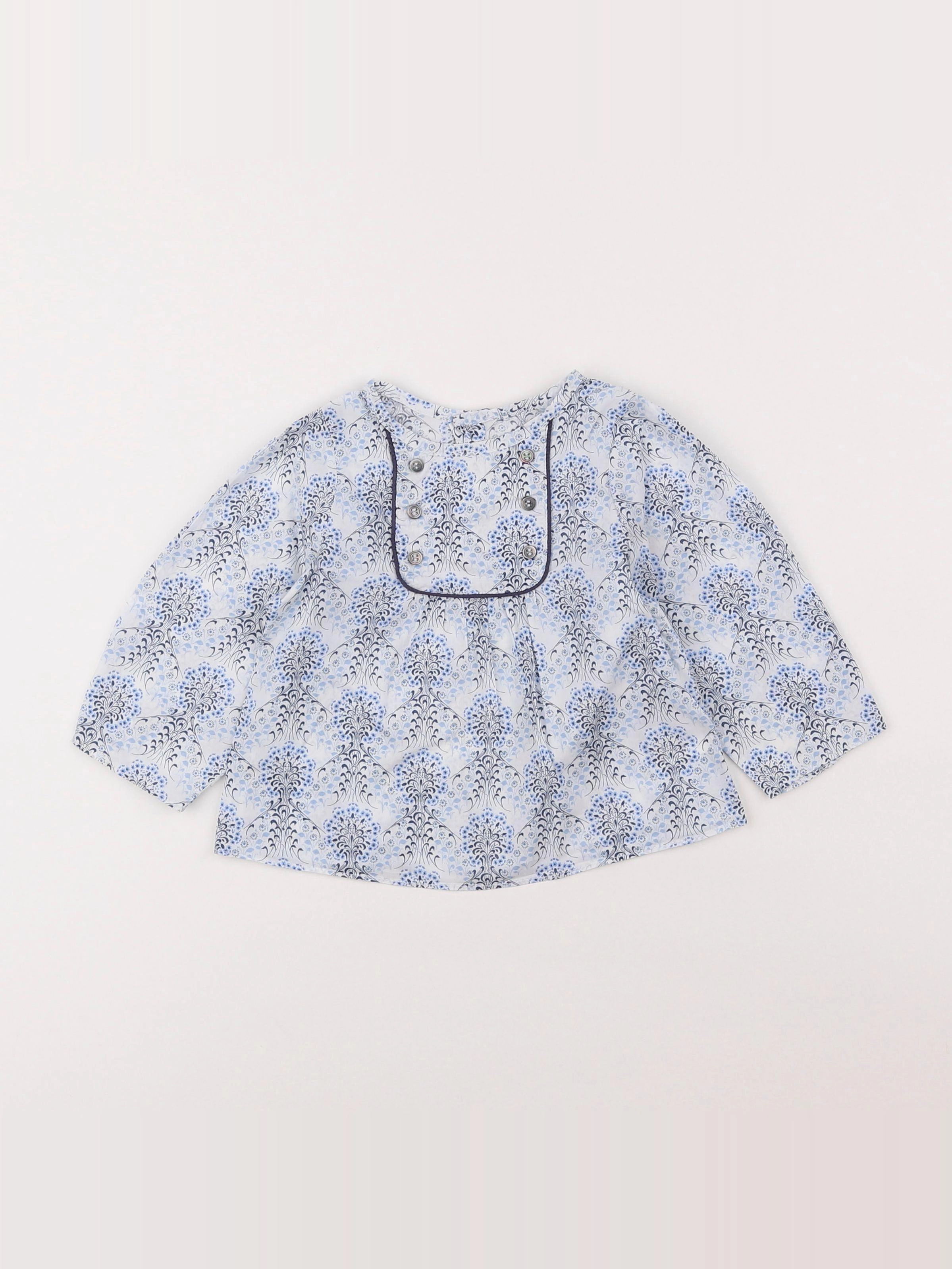 Jacadi - blouse blanc - 18 mois